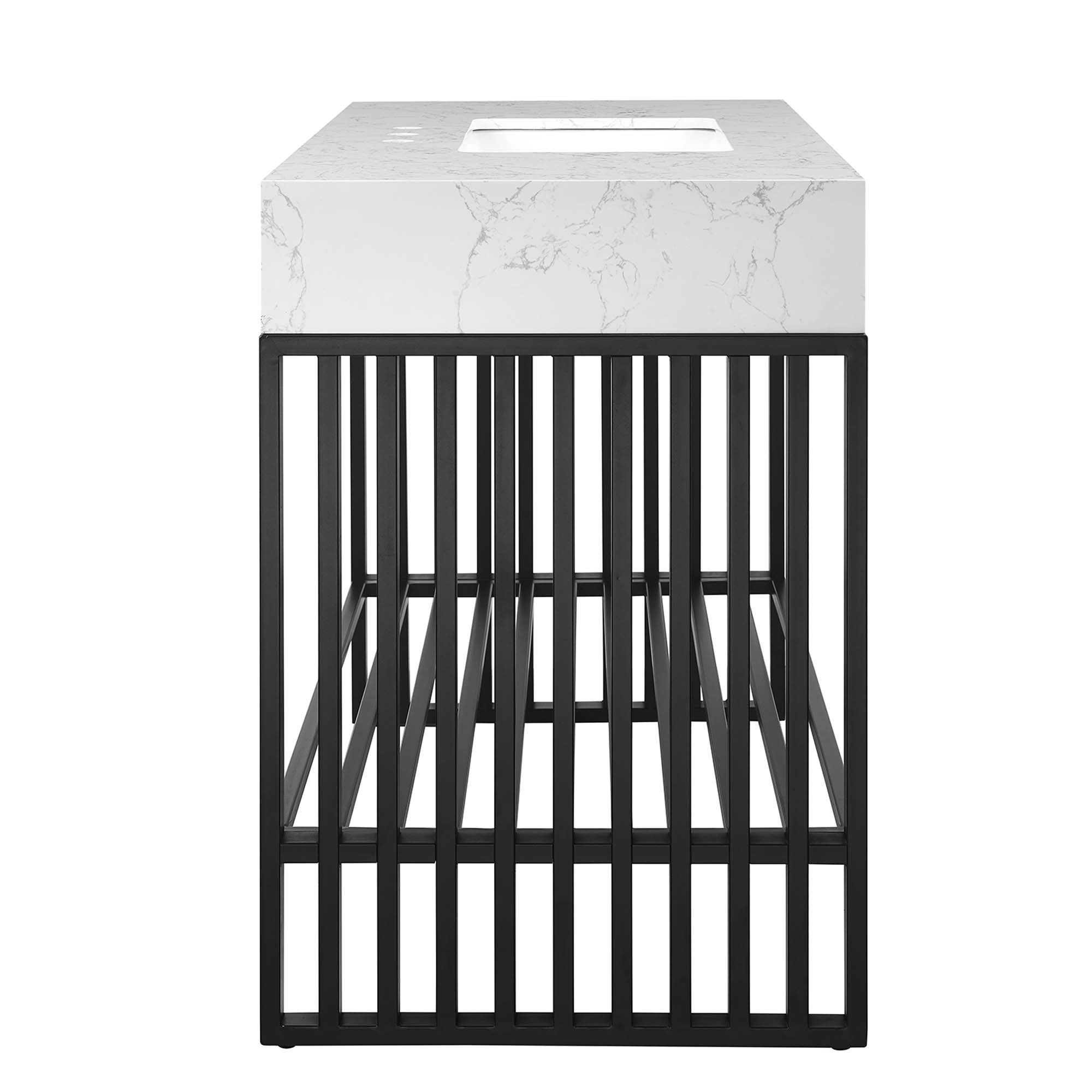 Gridiron Bathroom Vanity Basin Included by Modway