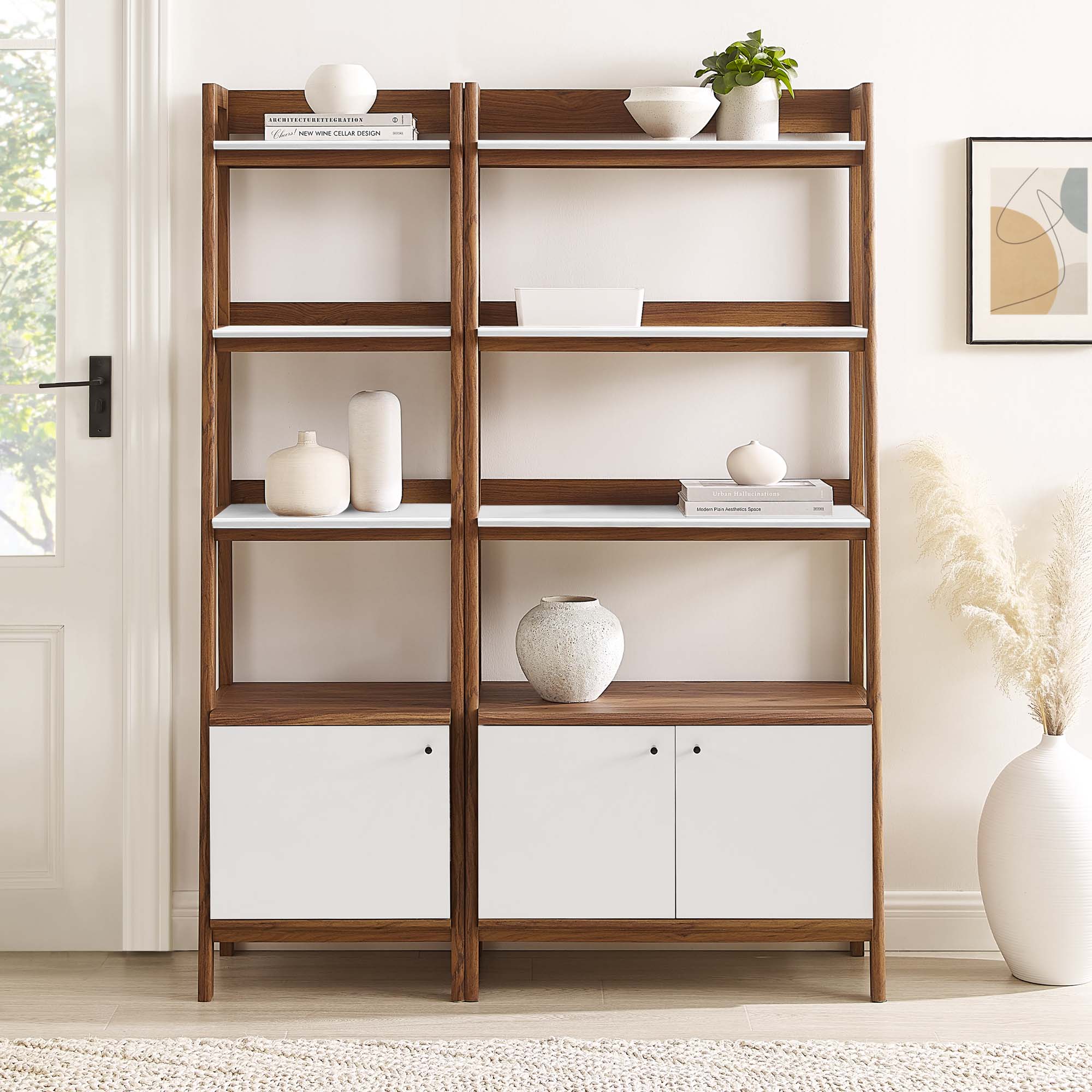 Bixby Wood Bookshelves - Set of 2 by Modway