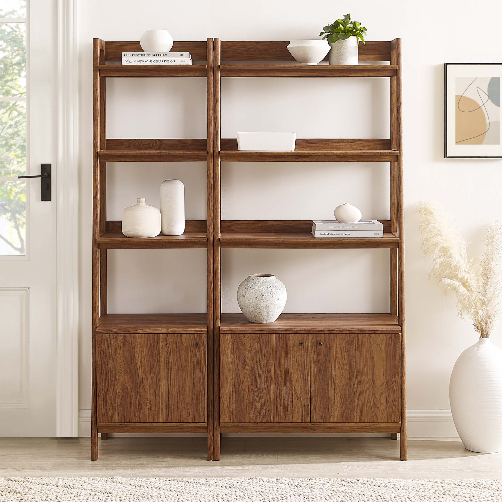Bixby Wood Bookshelves - Set of 2 by Modway