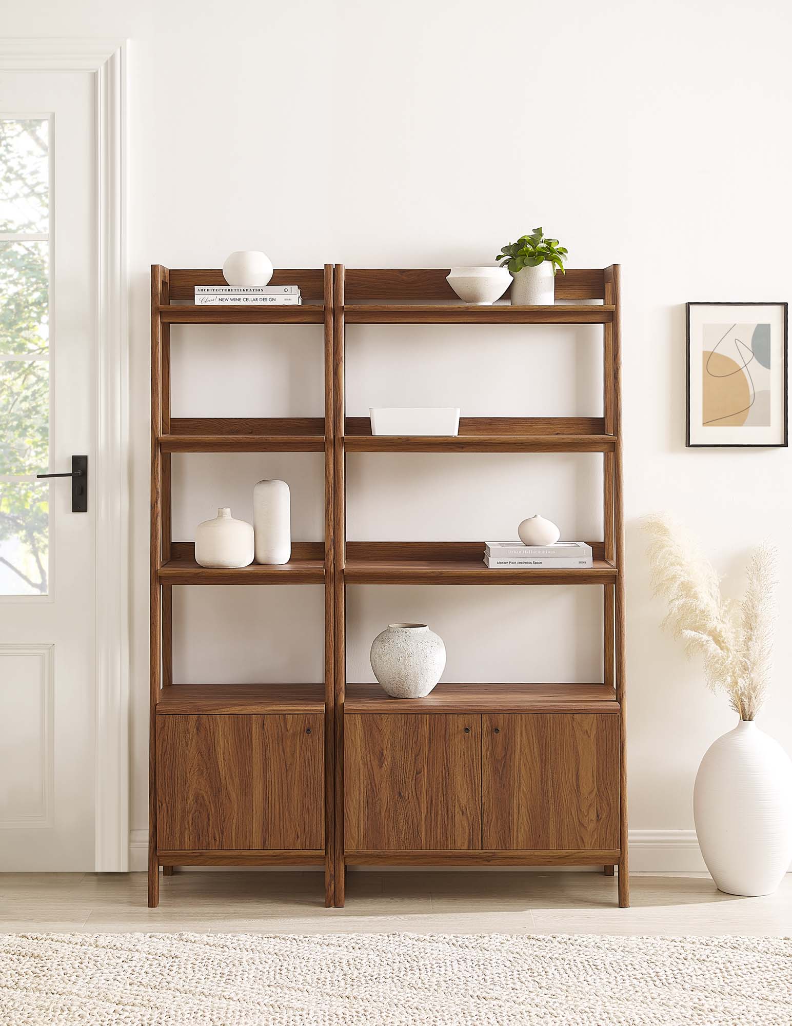 Bixby Wood Bookshelves - Set of 2 by Modway