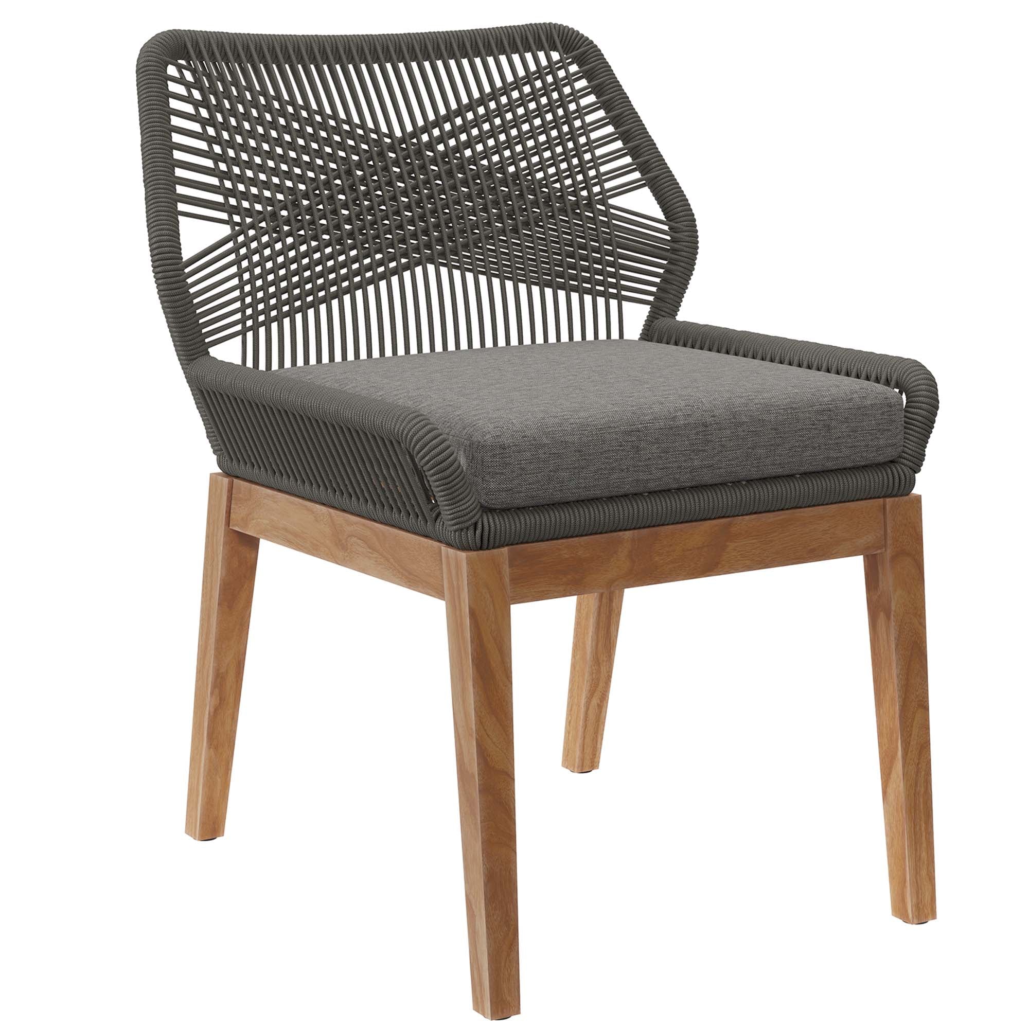 Wellspring 5-Piece Outdoor Patio Teak Wood Dining Set by Modway