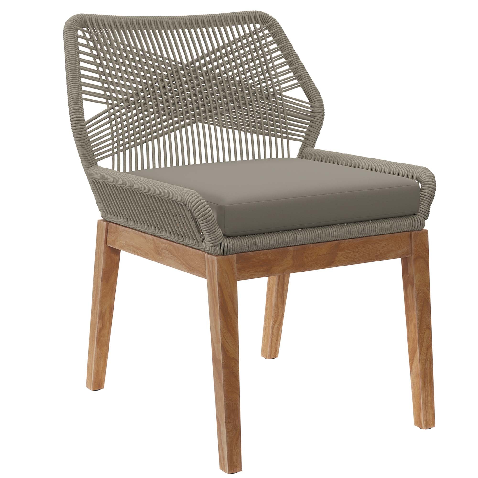 Wellspring 5-Piece Outdoor Patio Teak Wood Dining Set by Modway