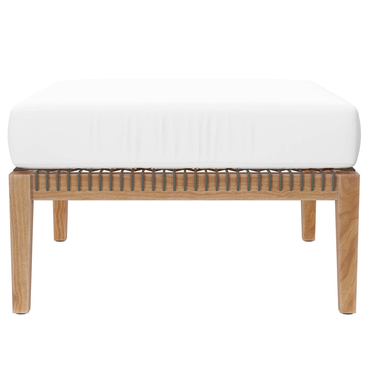 Clearwater Outdoor Patio Teak Wood 4-Piece Sectional Sofa by Modway
