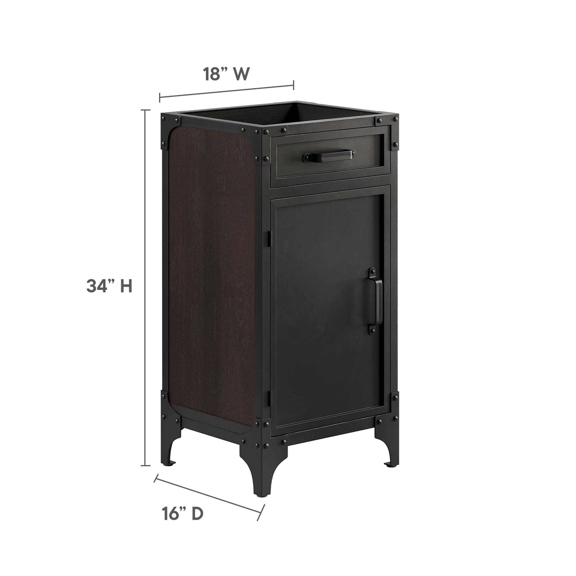 Steamforge Bathroom Cabinet Basin Not Included by Modway