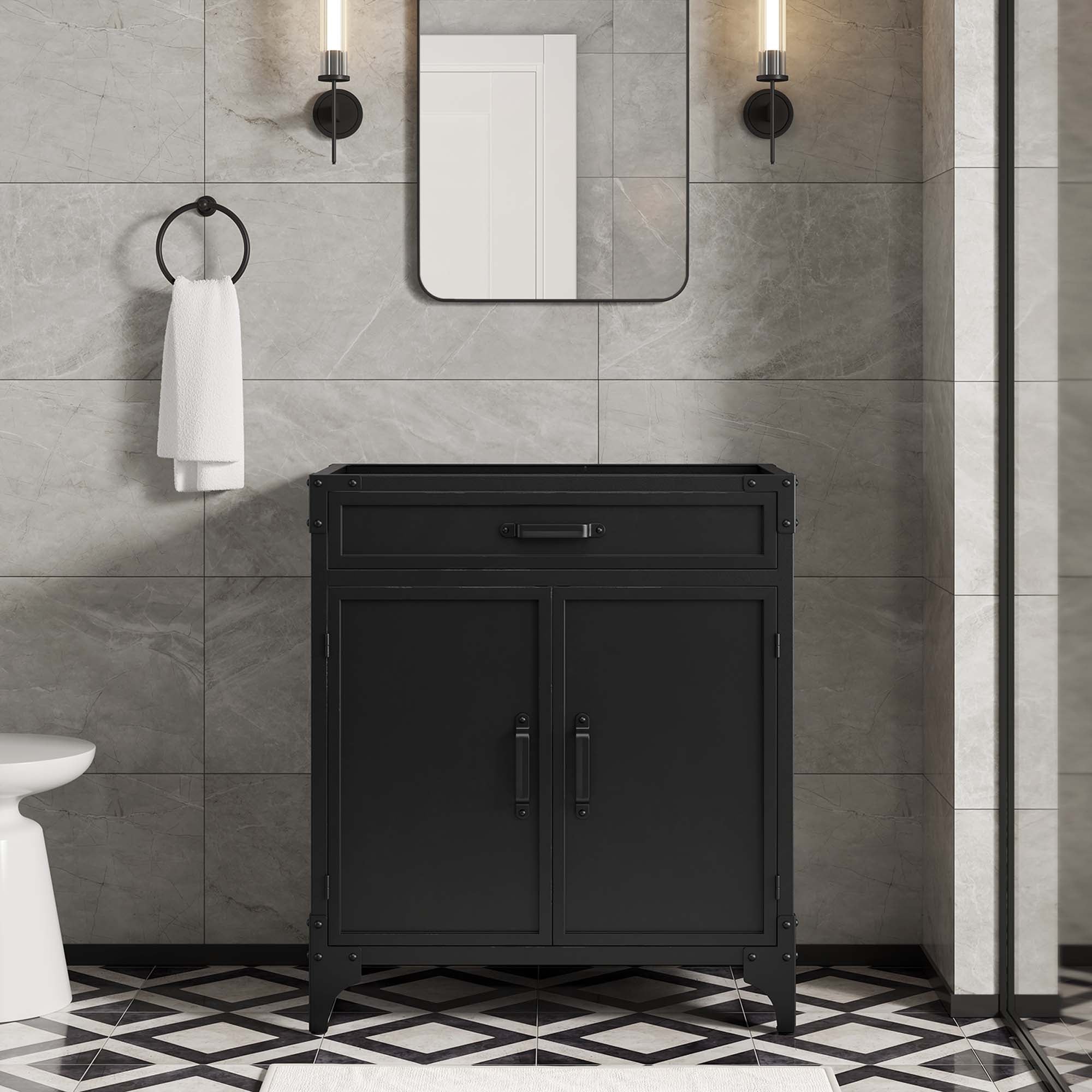 Steamforge Bathroom Cabinet Basin Not Included by Modway