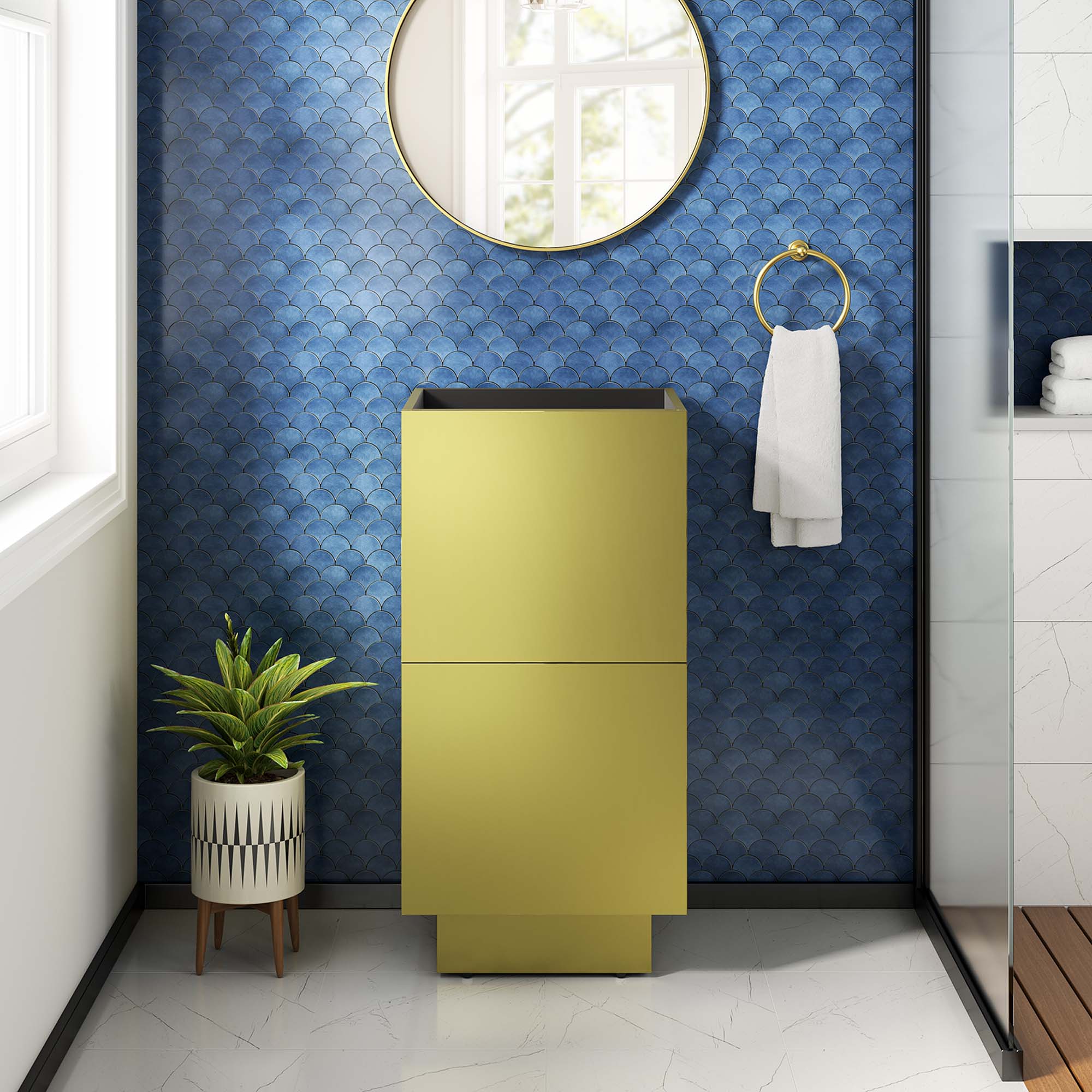 Quantum Bathroom Cabinet Basin Not Included by Modway