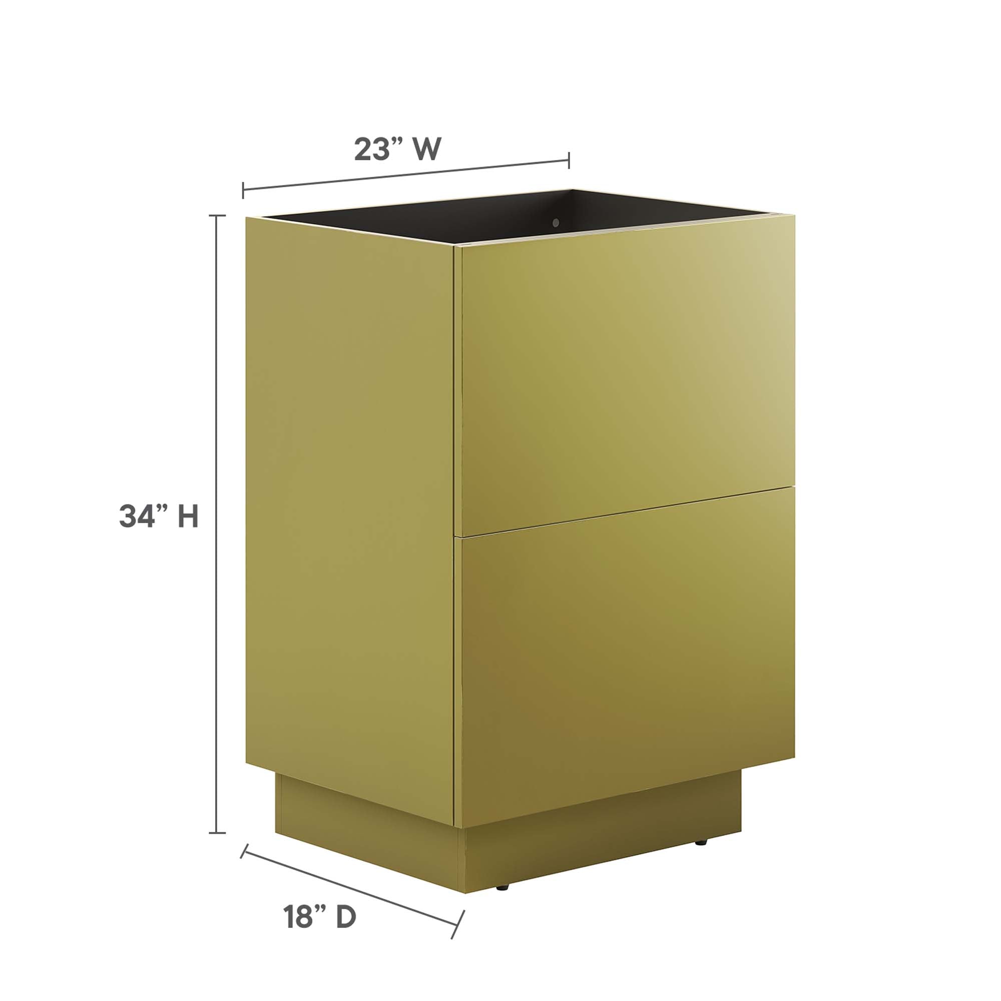 Quantum Bathroom Cabinet Basin Not Included by Modway