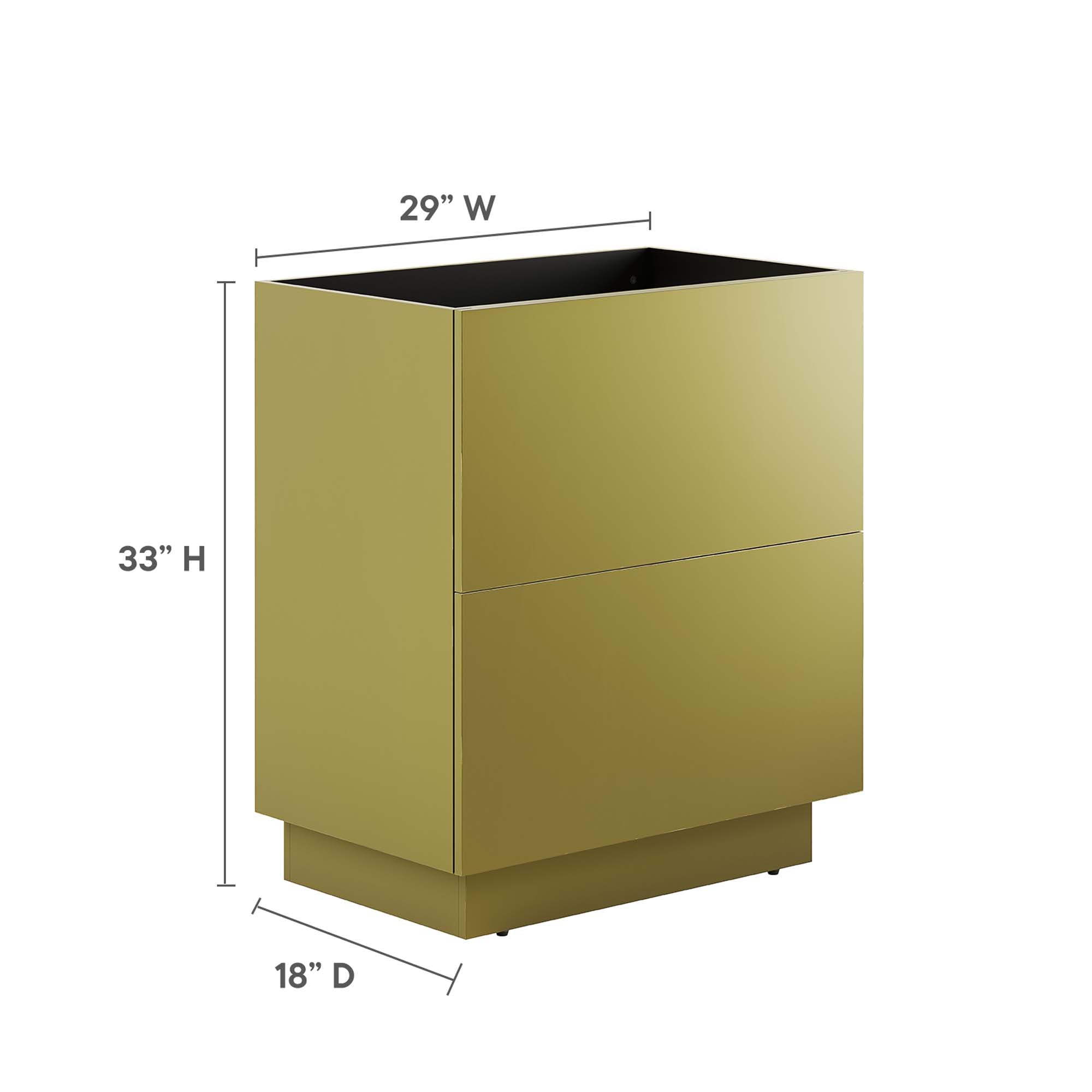 Quantum Bathroom Cabinet Basin Not Included by Modway