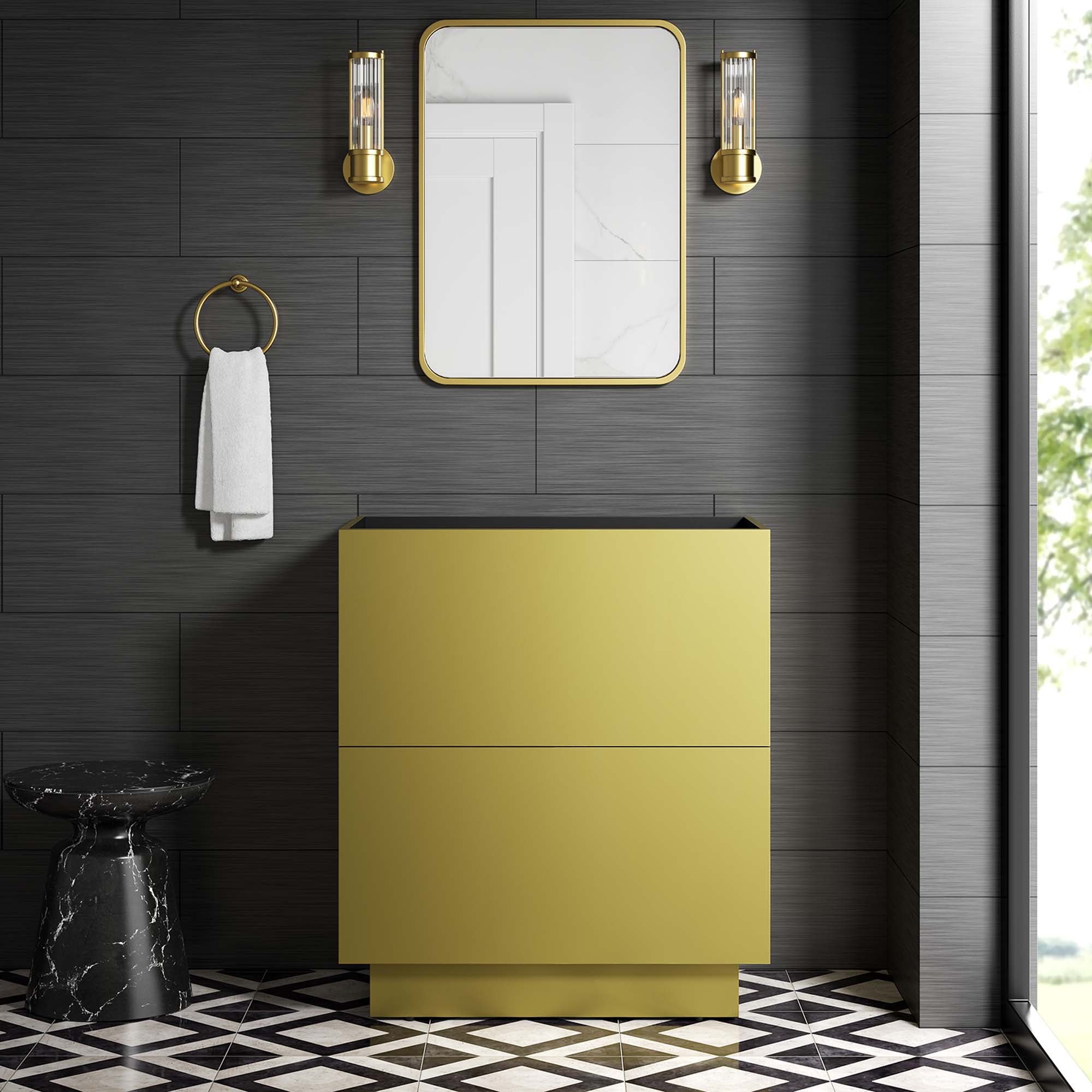 Quantum Bathroom Cabinet Basin Not Included by Modway