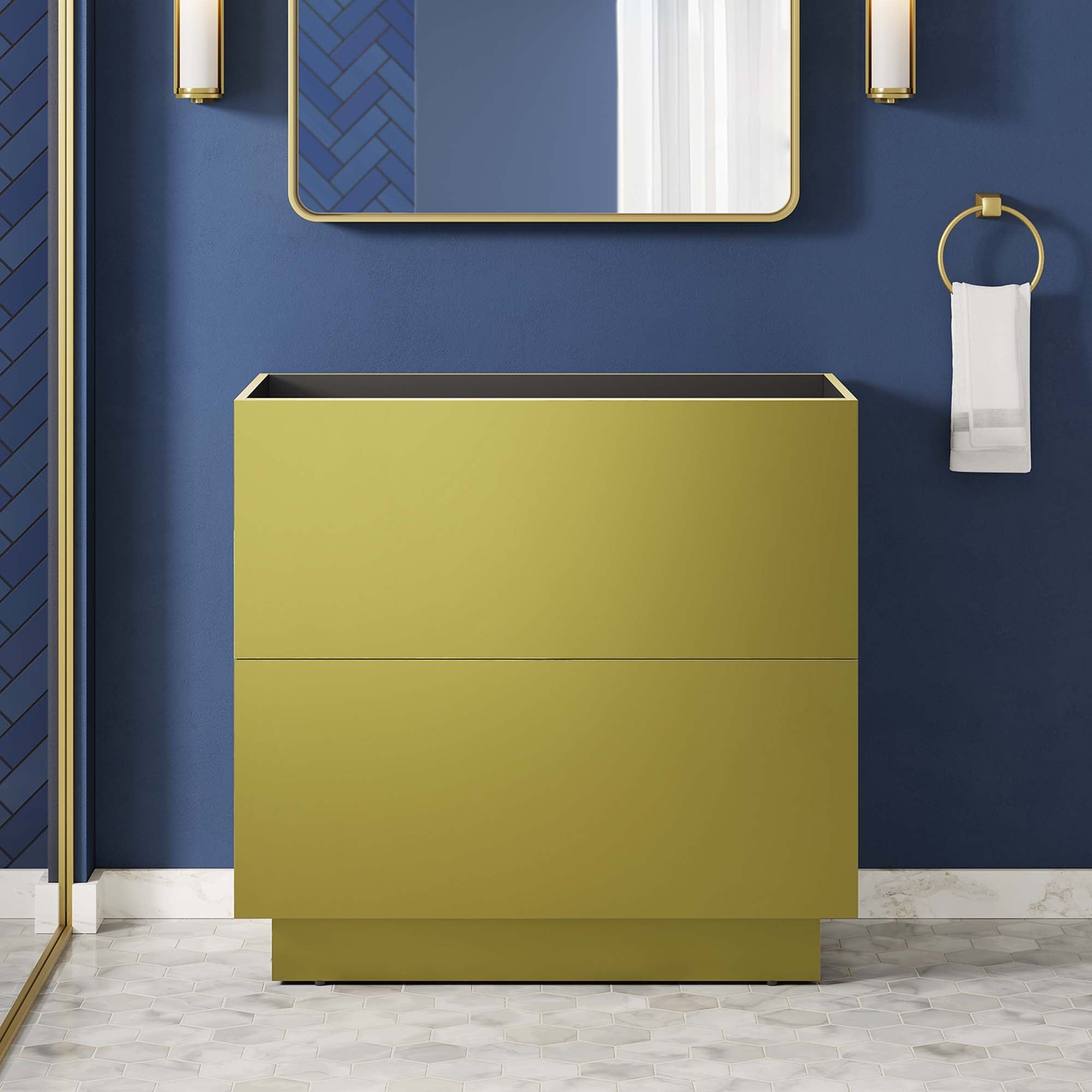 Quantum Bathroom Cabinet Basin Not Included by Modway