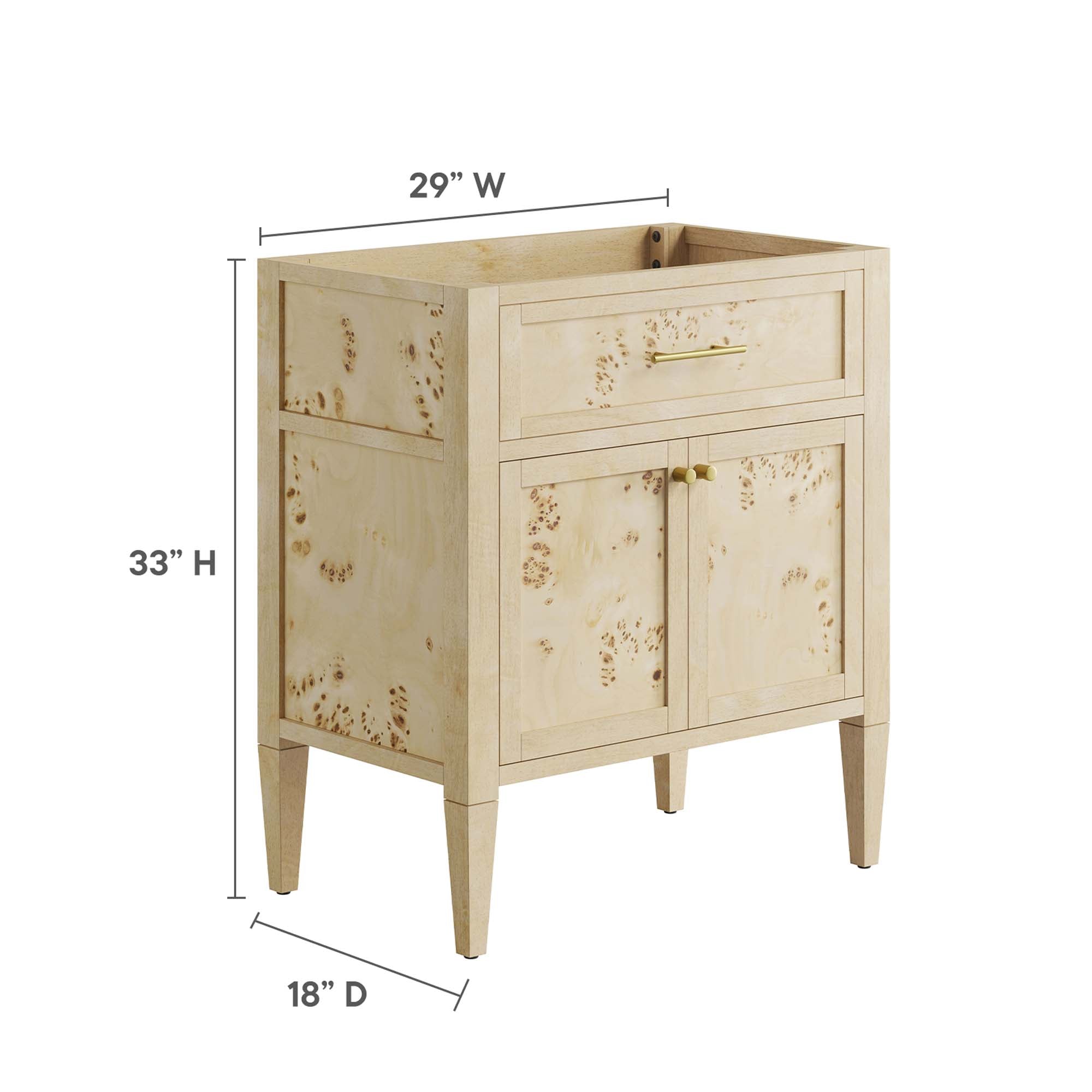 Elysian Bathroom Cabinet Basin Not Included by Modway