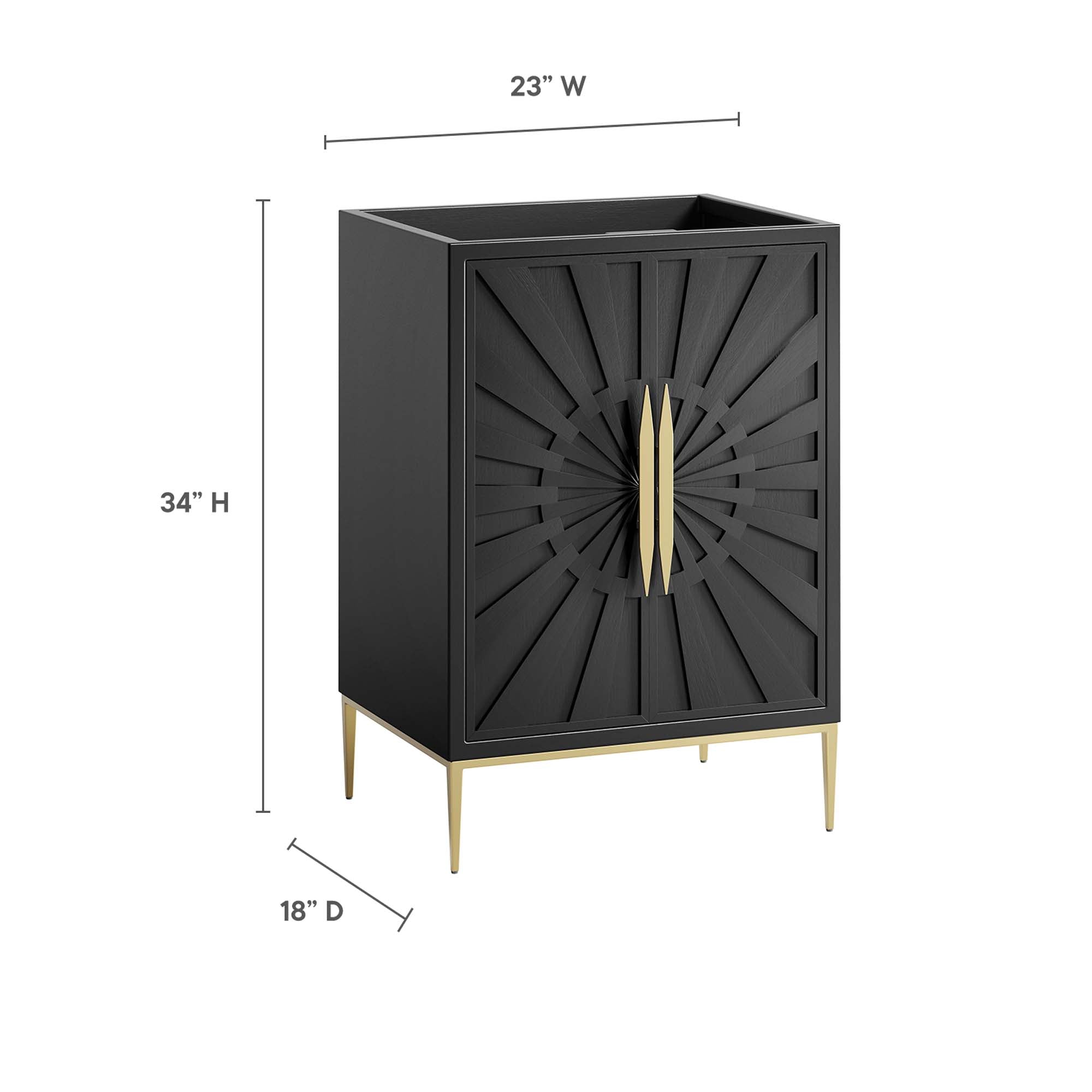 Awaken Bathroom Cabinet Basin Not Included by Modway