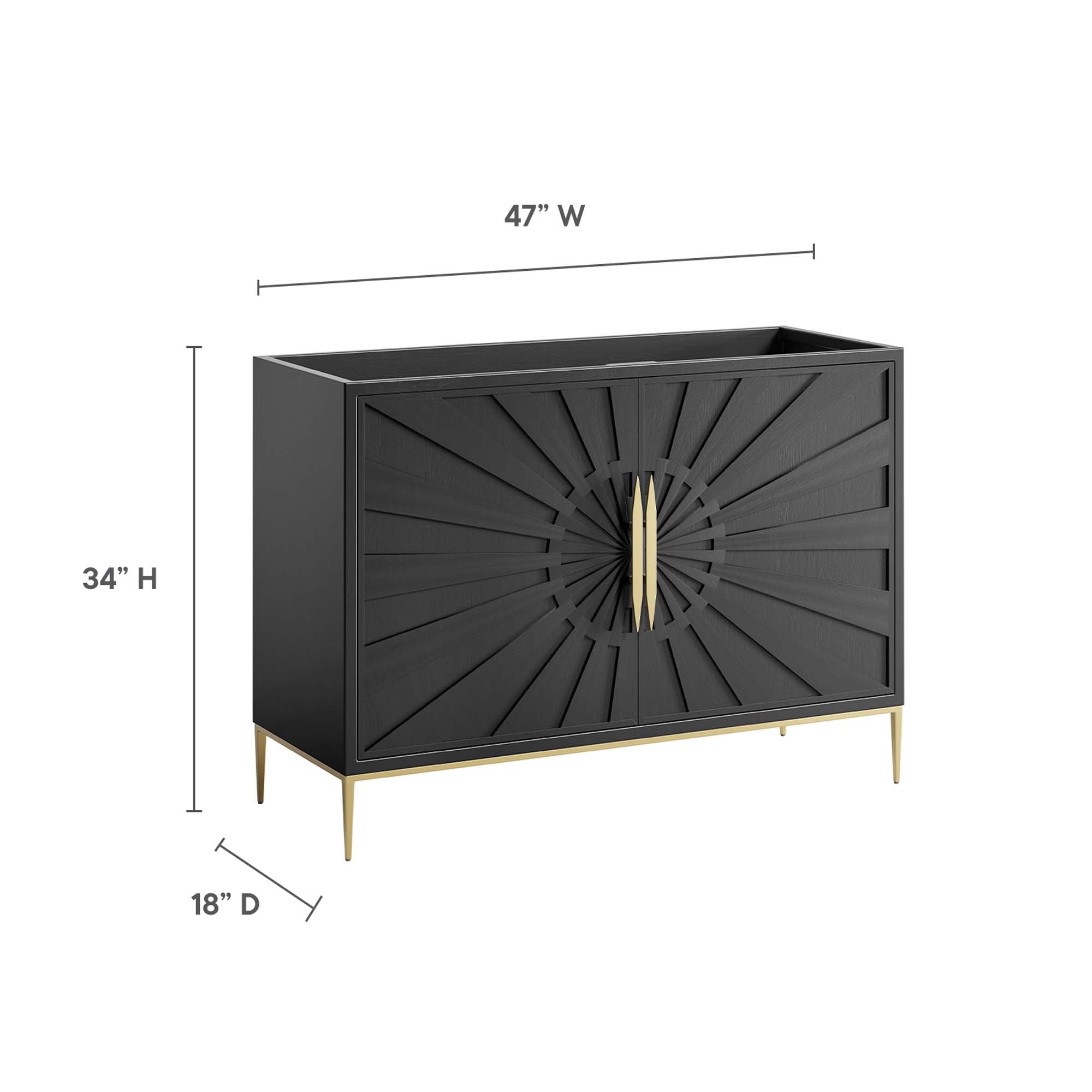 Awaken Bathroom Cabinet Basin Not Included by Modway