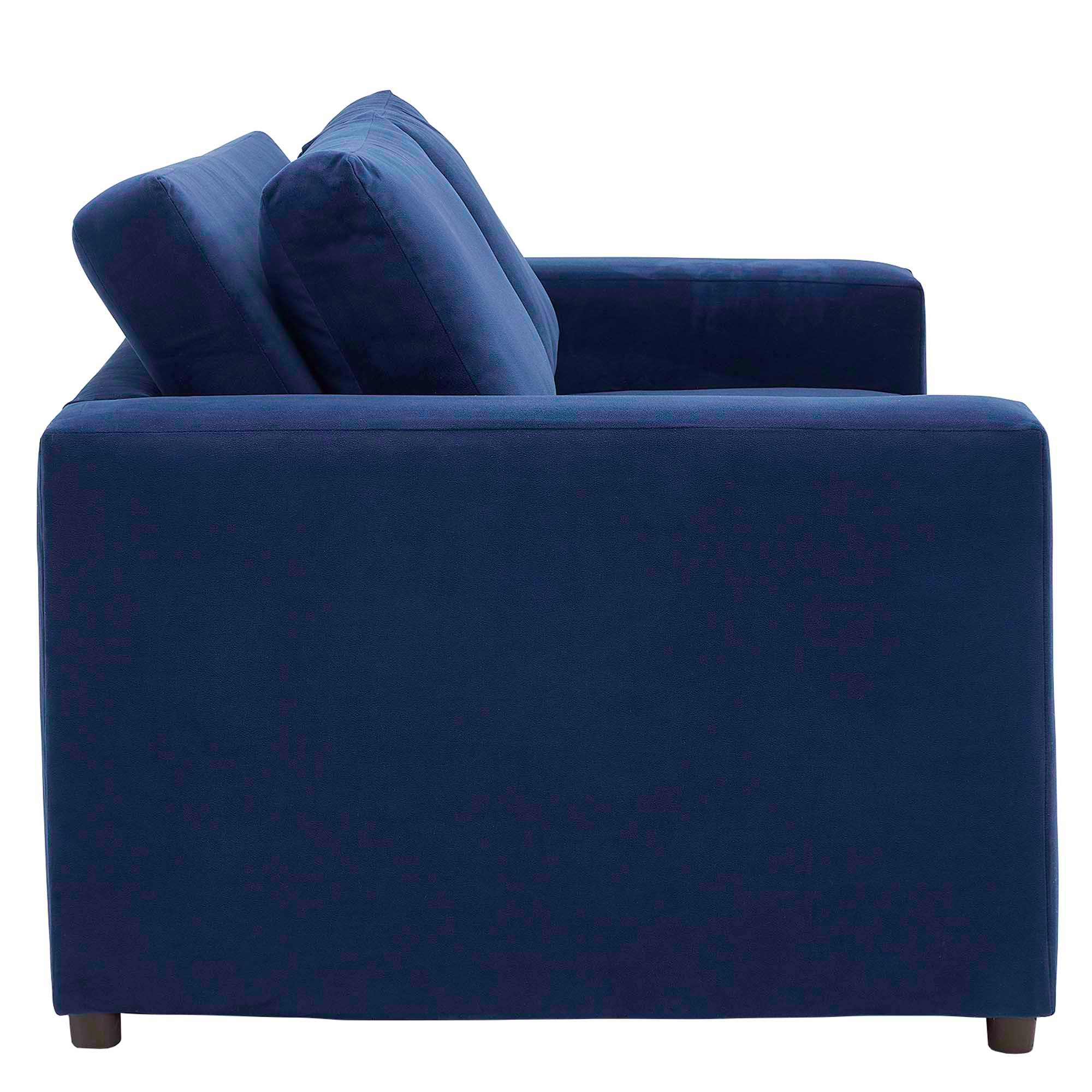 Avendale Velvet Loveseat – Made in the USA With Bench Seat Cushion by Modway