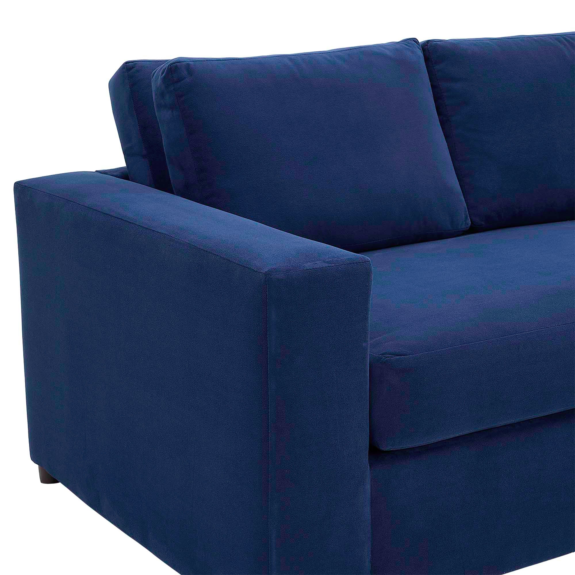 Avendale Velvet Loveseat – Made in the USA With Bench Seat Cushion by Modway