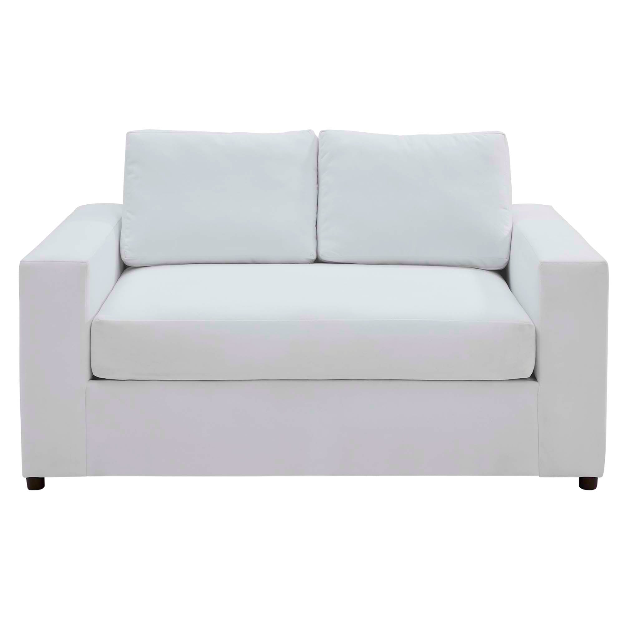 Avendale Velvet Loveseat – Made in the USA With Bench Seat Cushion by Modway