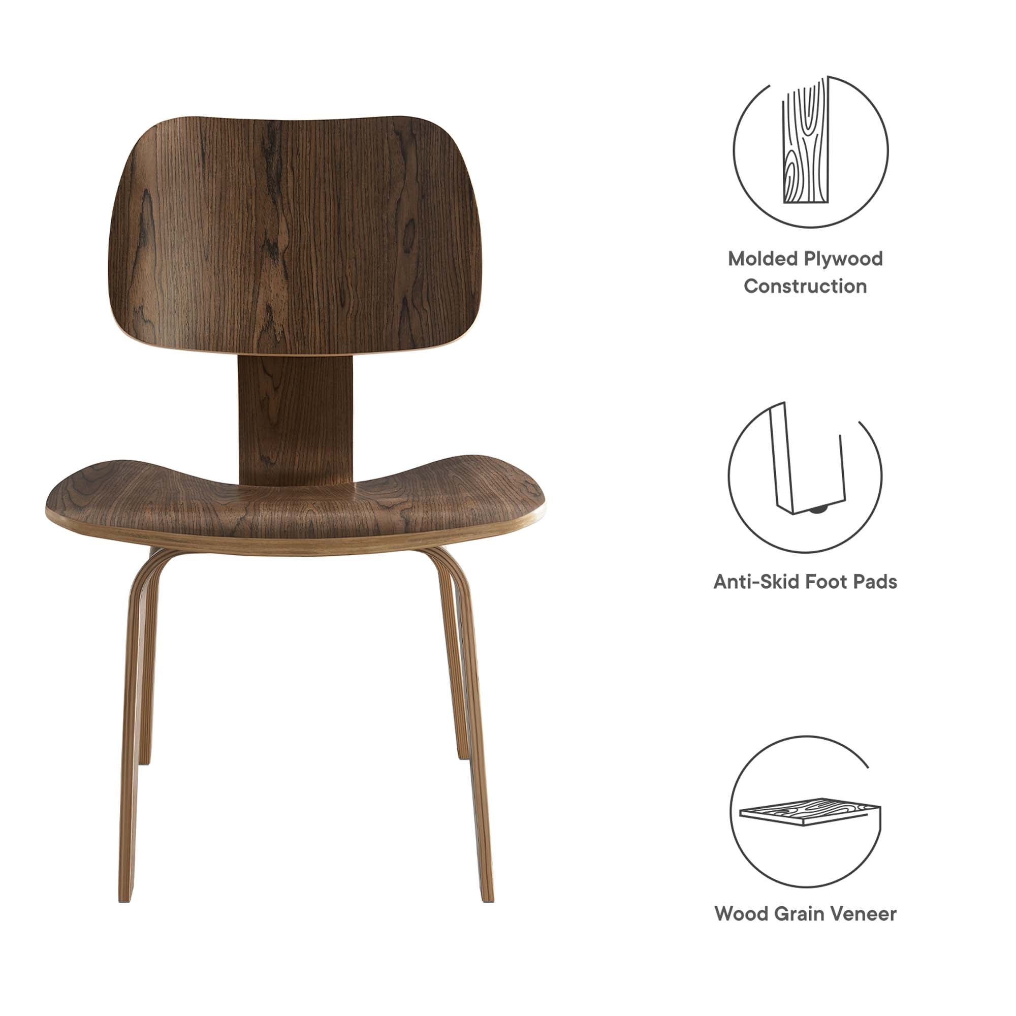 Fathom Dining Wood Side Chair by Modway