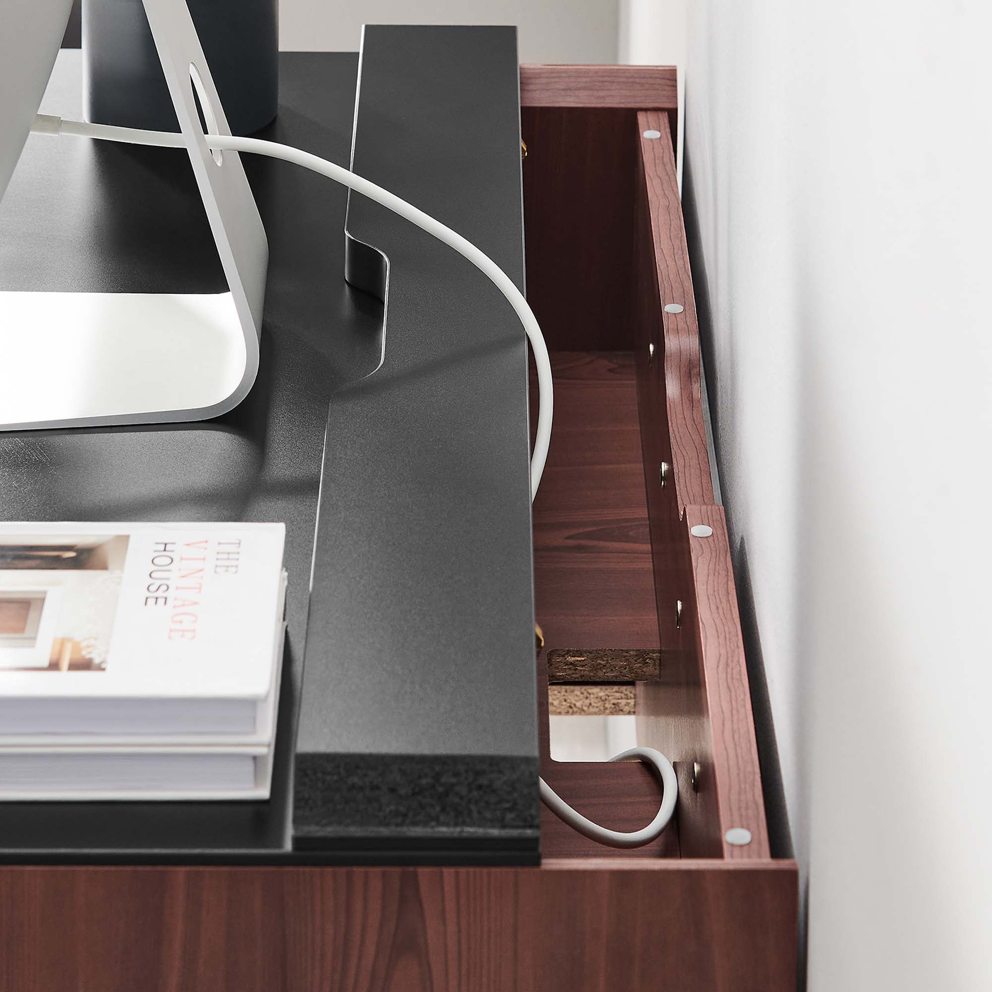 Kinetic 38" Wall-Mount Office Desk by Modway