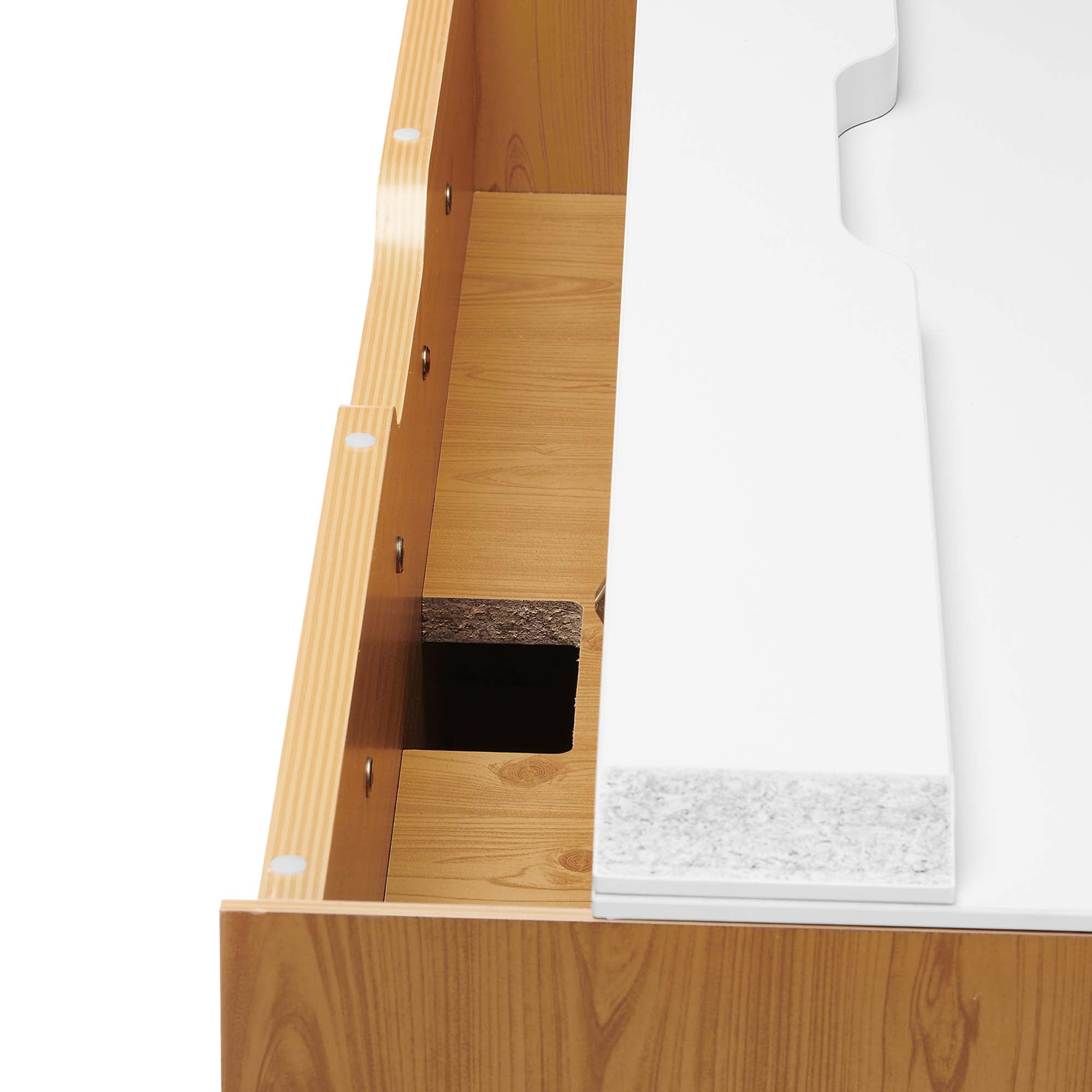 Kinetic 38" Wall-Mount Office Desk by Modway