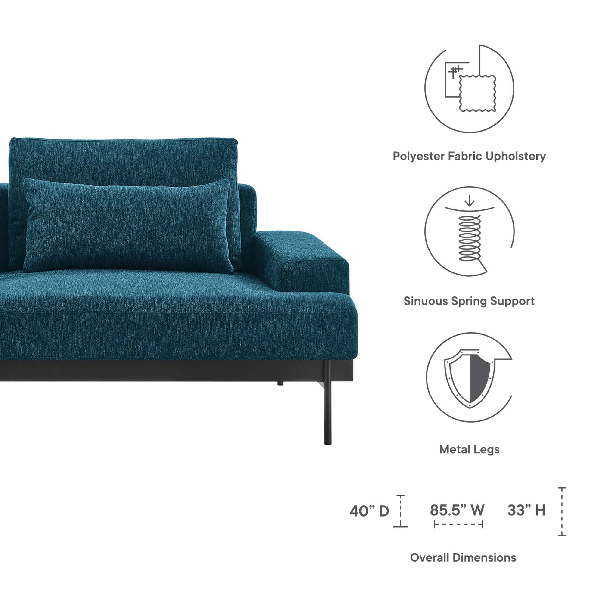 Proximity Upholstered Fabric Sofa by Modway