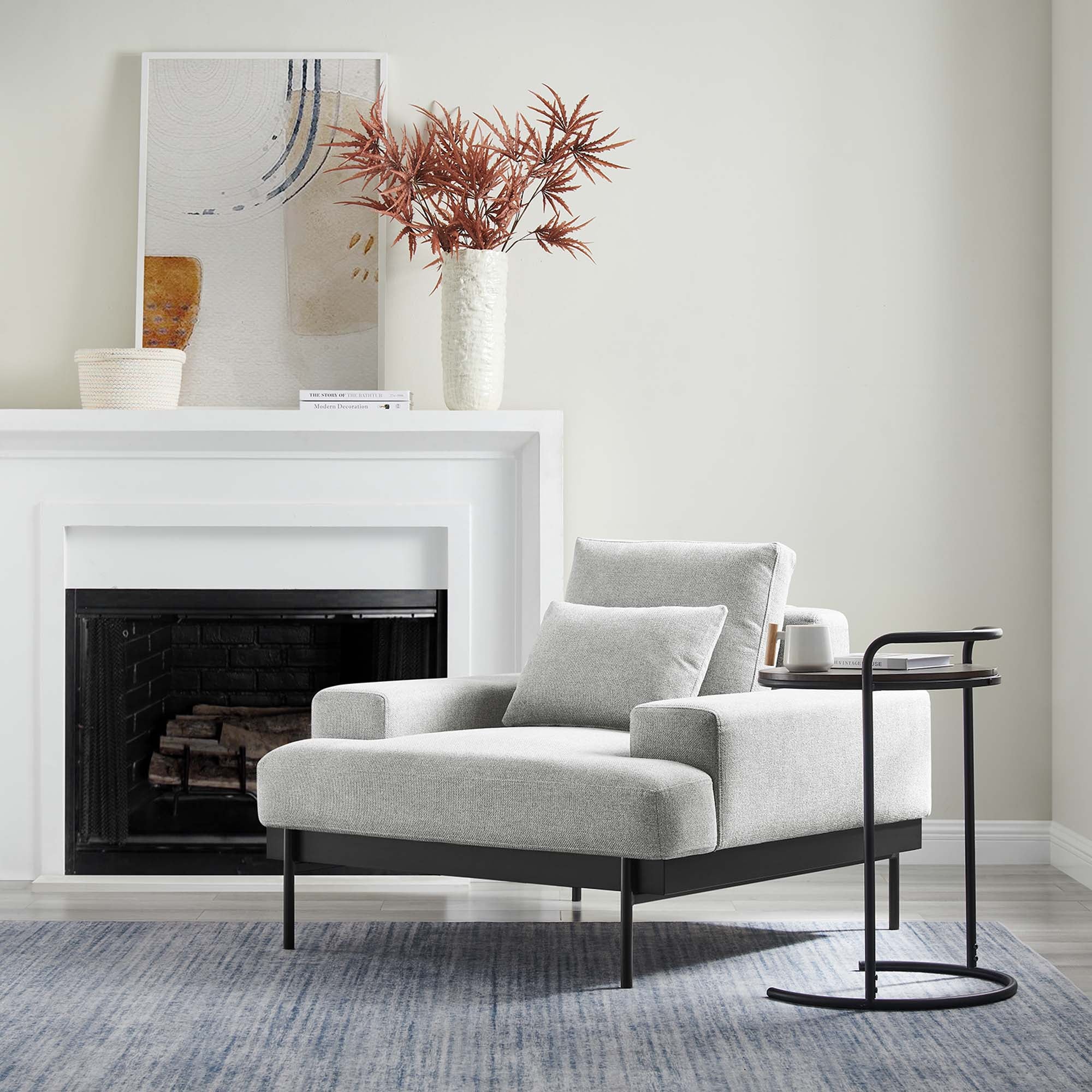 Proximity Upholstered Fabric Armchair by Modway