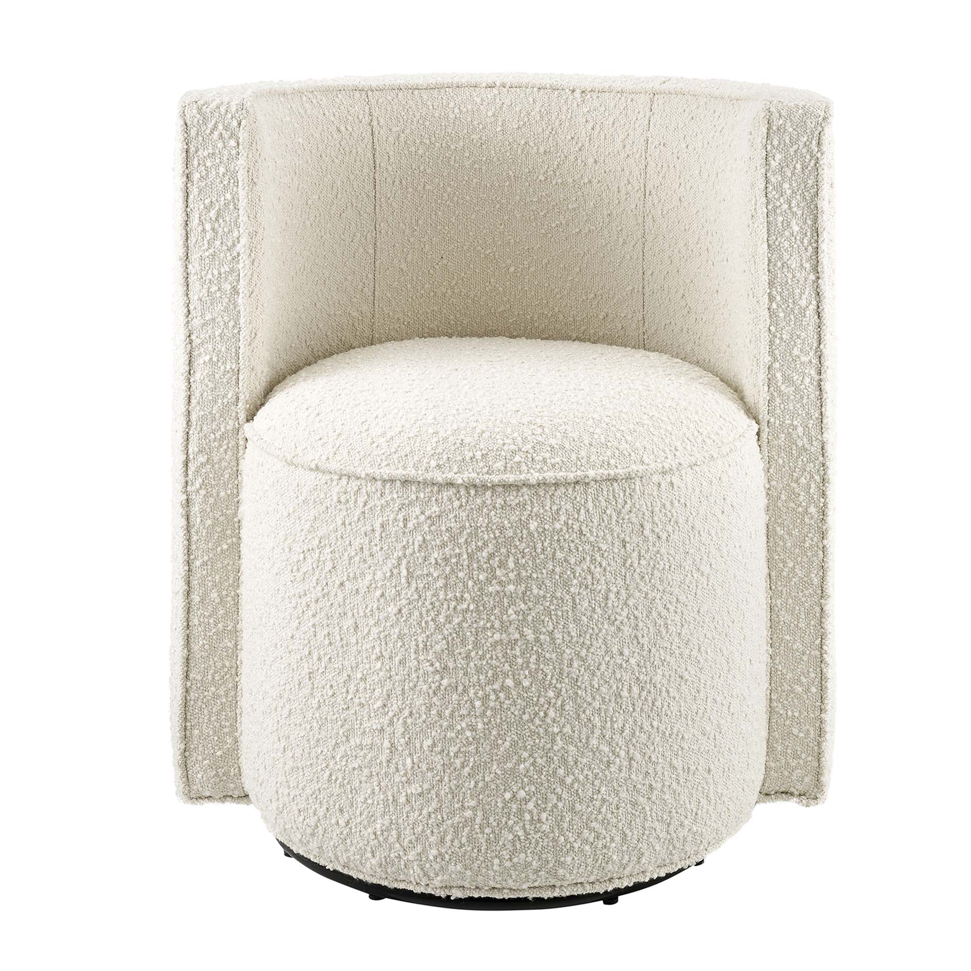 Della Boucle Fabric Swivel Chair by Modway
