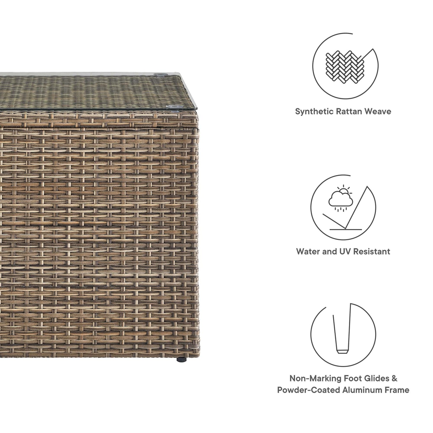 Convene Outdoor Patio Side Table by Modway
