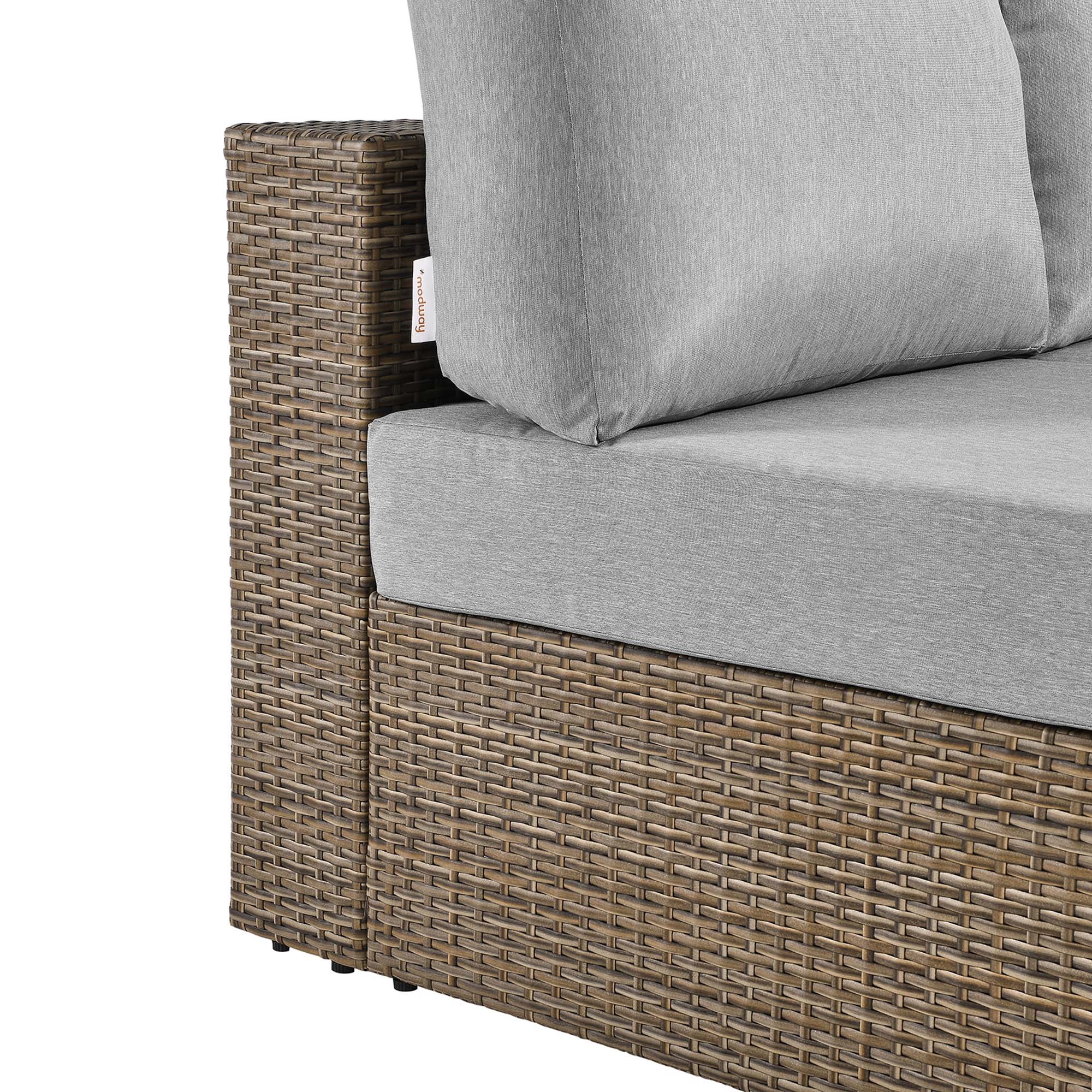 Convene Outdoor Patio Outdoor Patio Right-Arm Loveseat by Modway