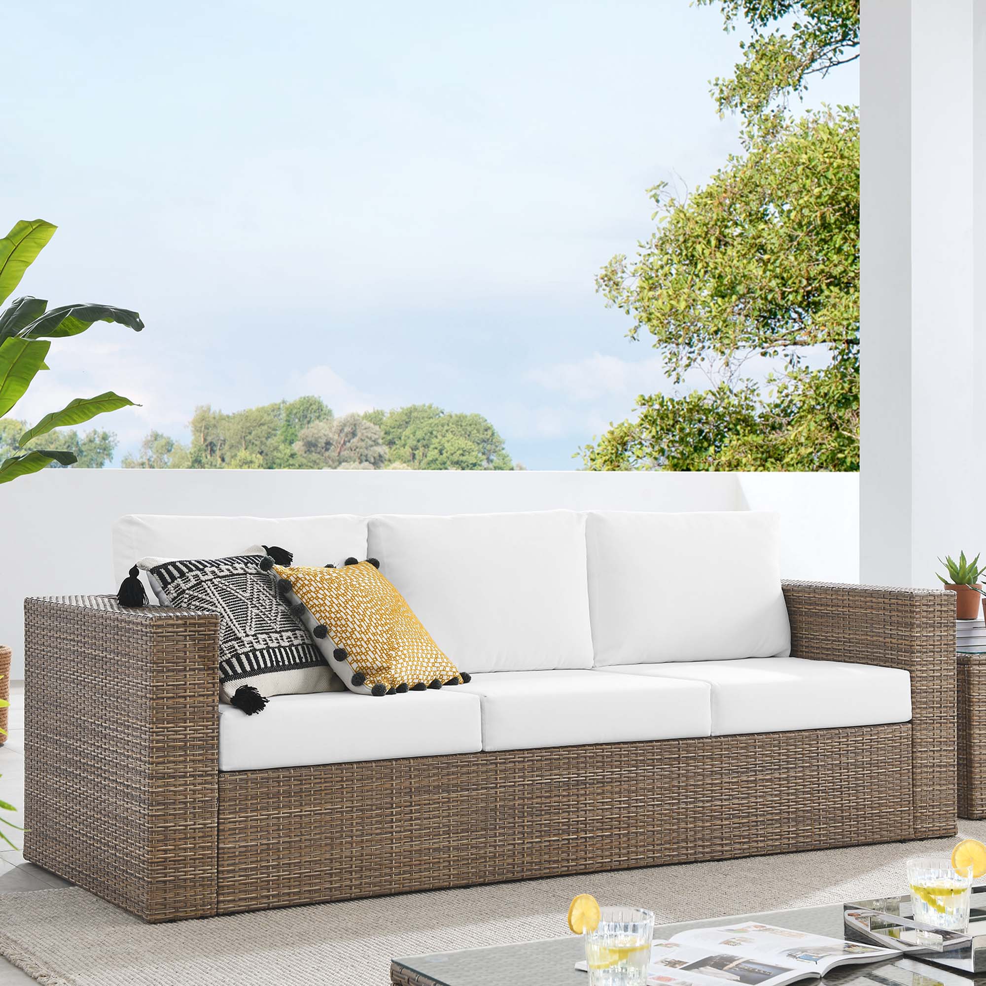 Convene Outdoor Patio Outdoor Patio Sofa by Modway