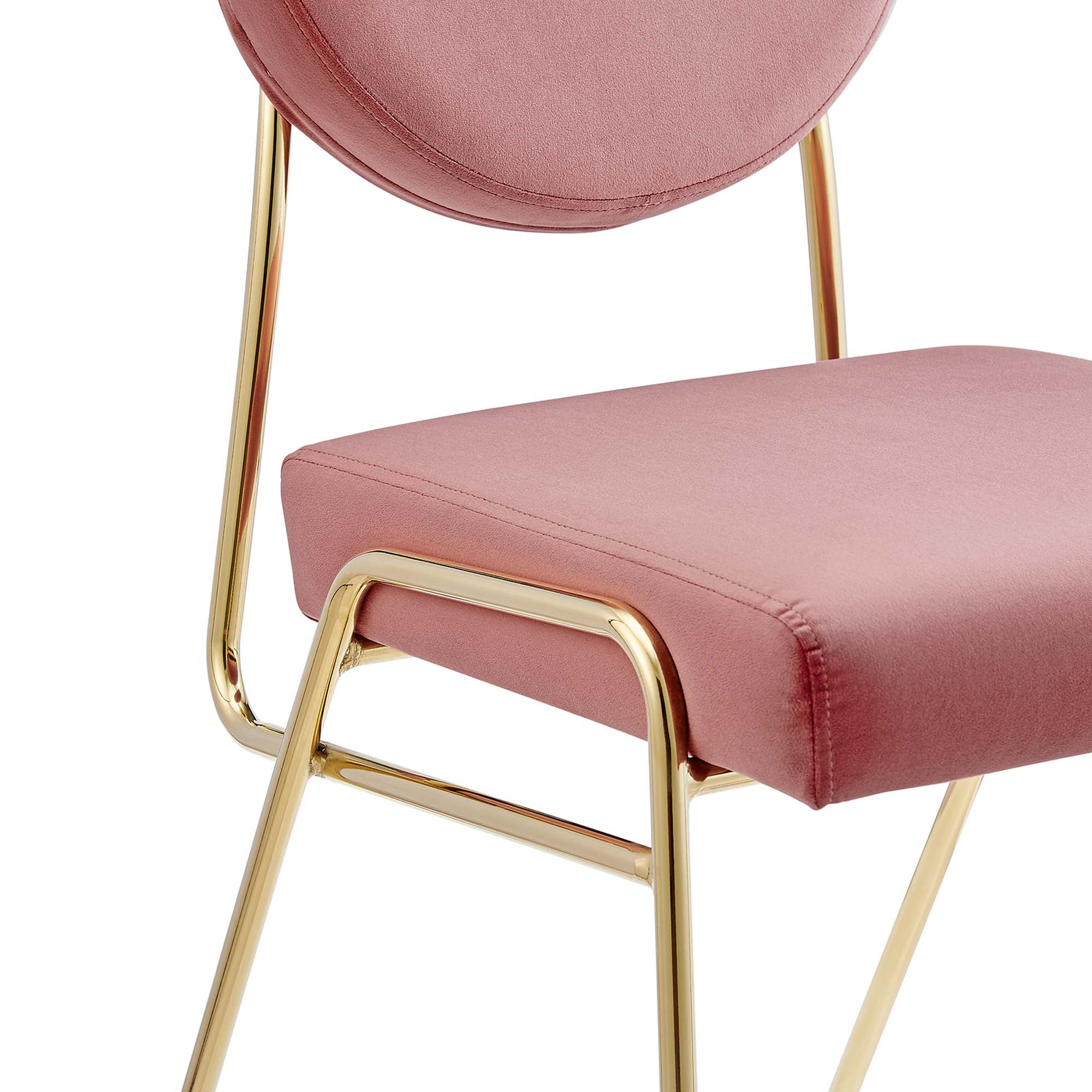 Craft Performance Velvet Dining Side Chair by Modway