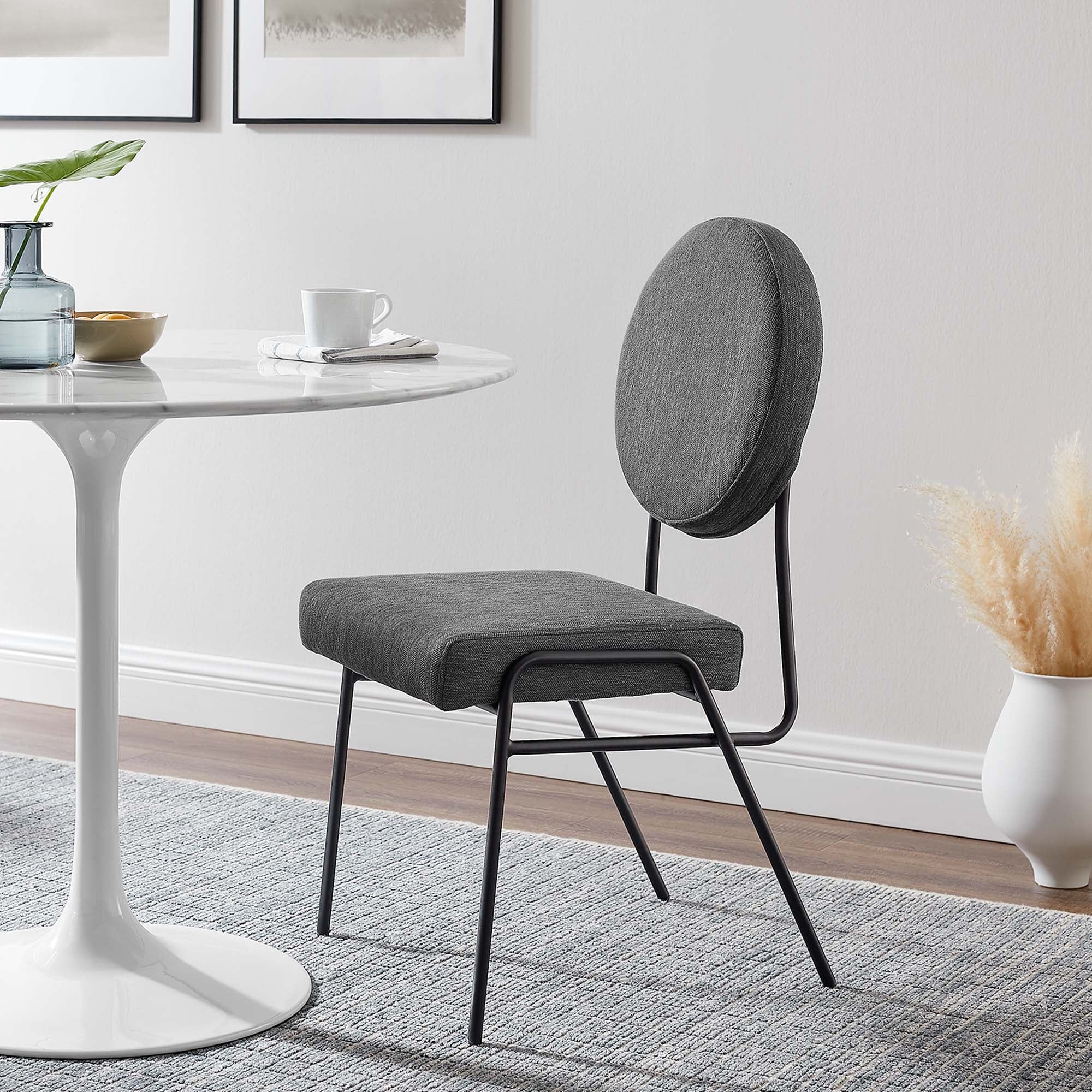 Craft Upholstered Fabric Dining Side Chairs by Modway