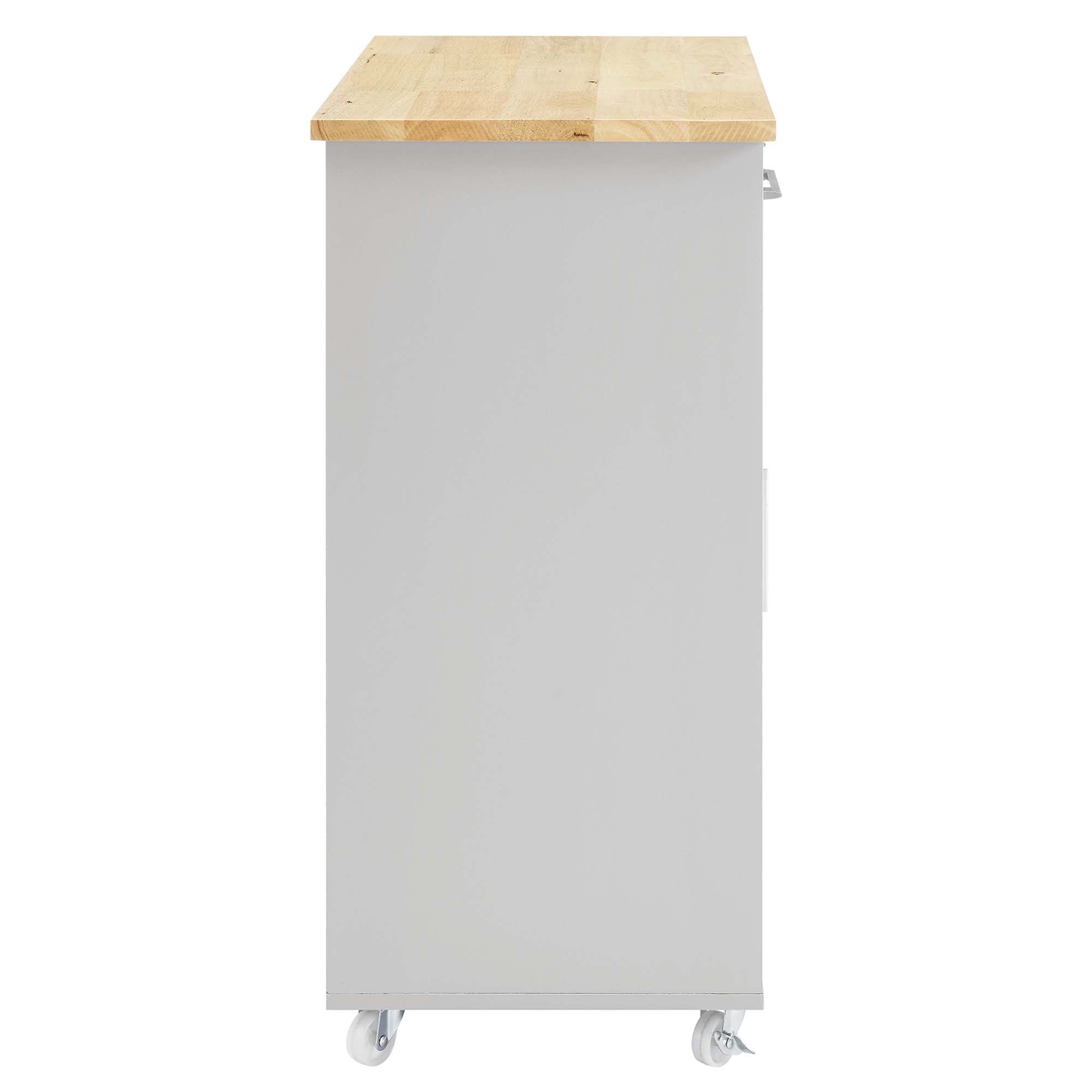 Culinary Kitchen Cart With Towel Bar by Modway
