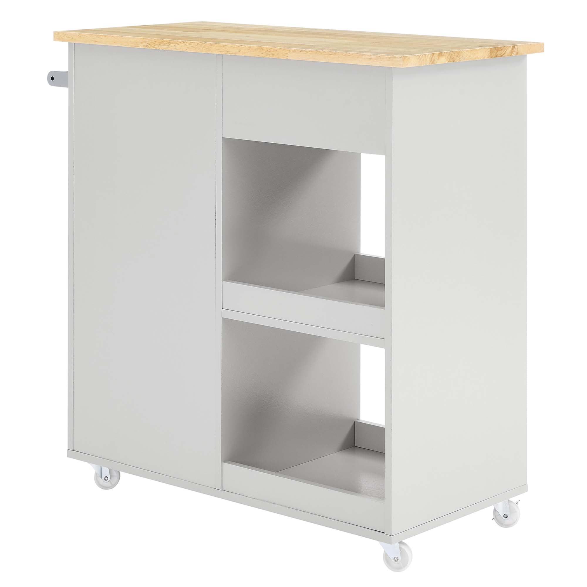 Culinary Kitchen Cart With Towel Bar by Modway