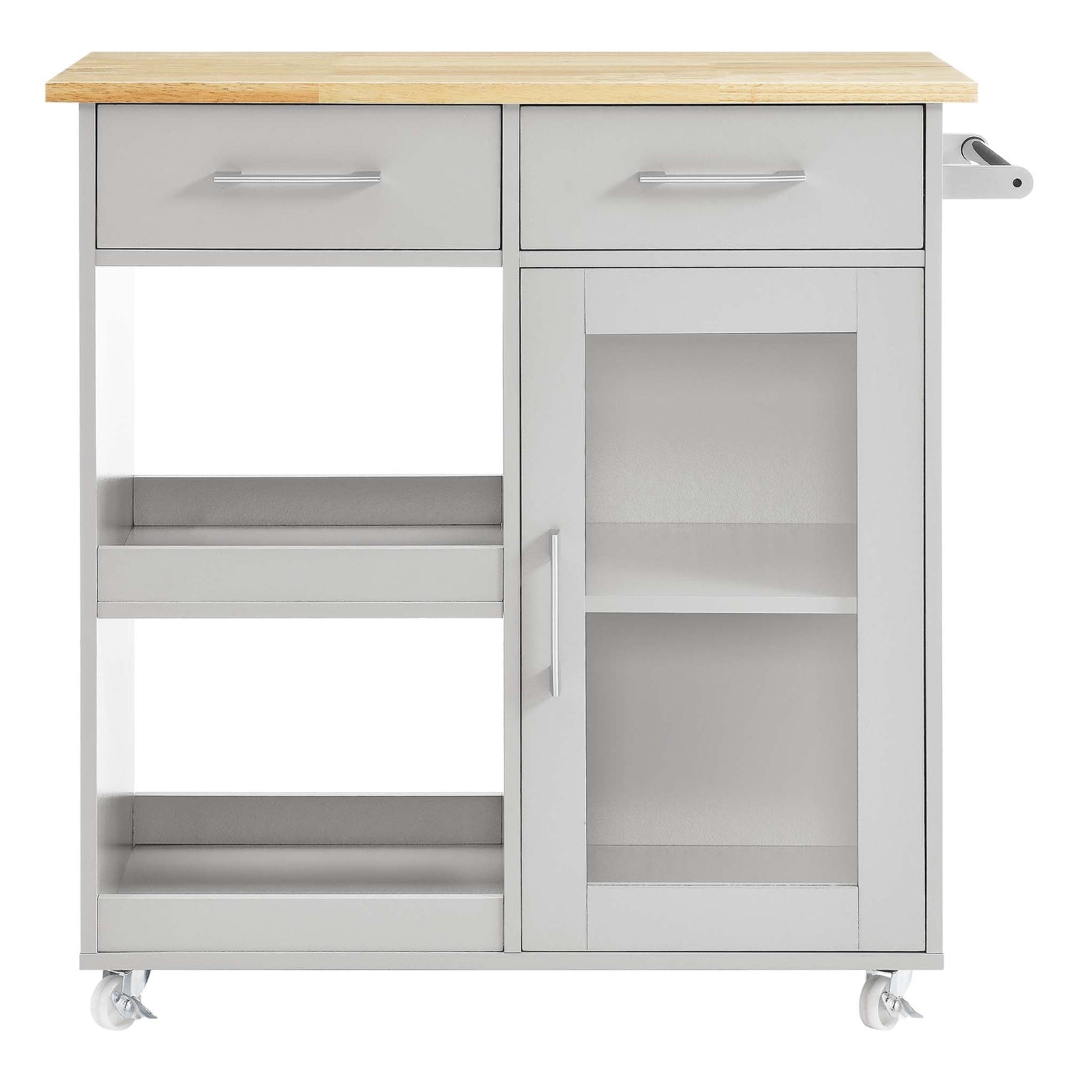 Culinary Kitchen Cart With Towel Bar by Modway