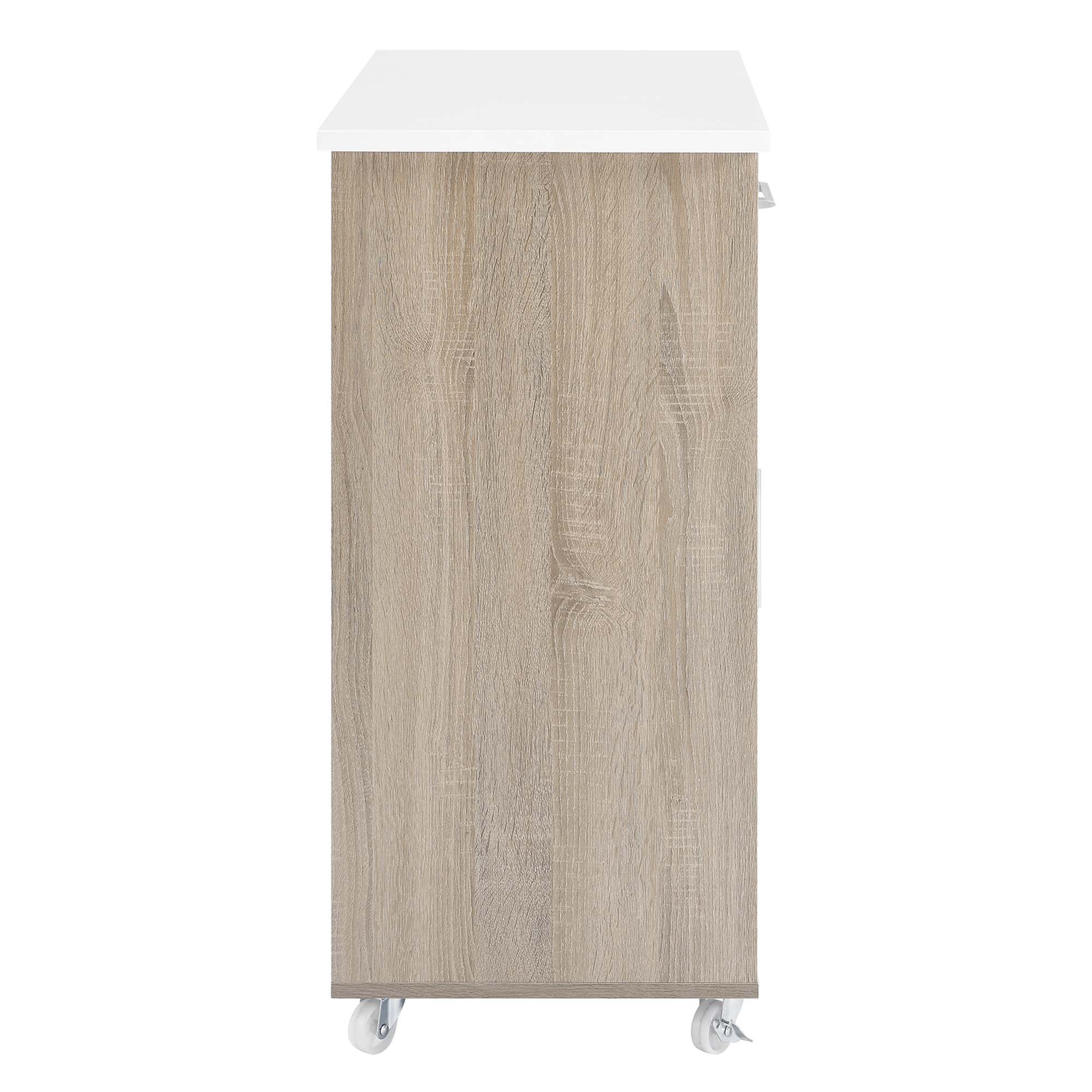 Culinary Kitchen Cart With Towel Bar by Modway