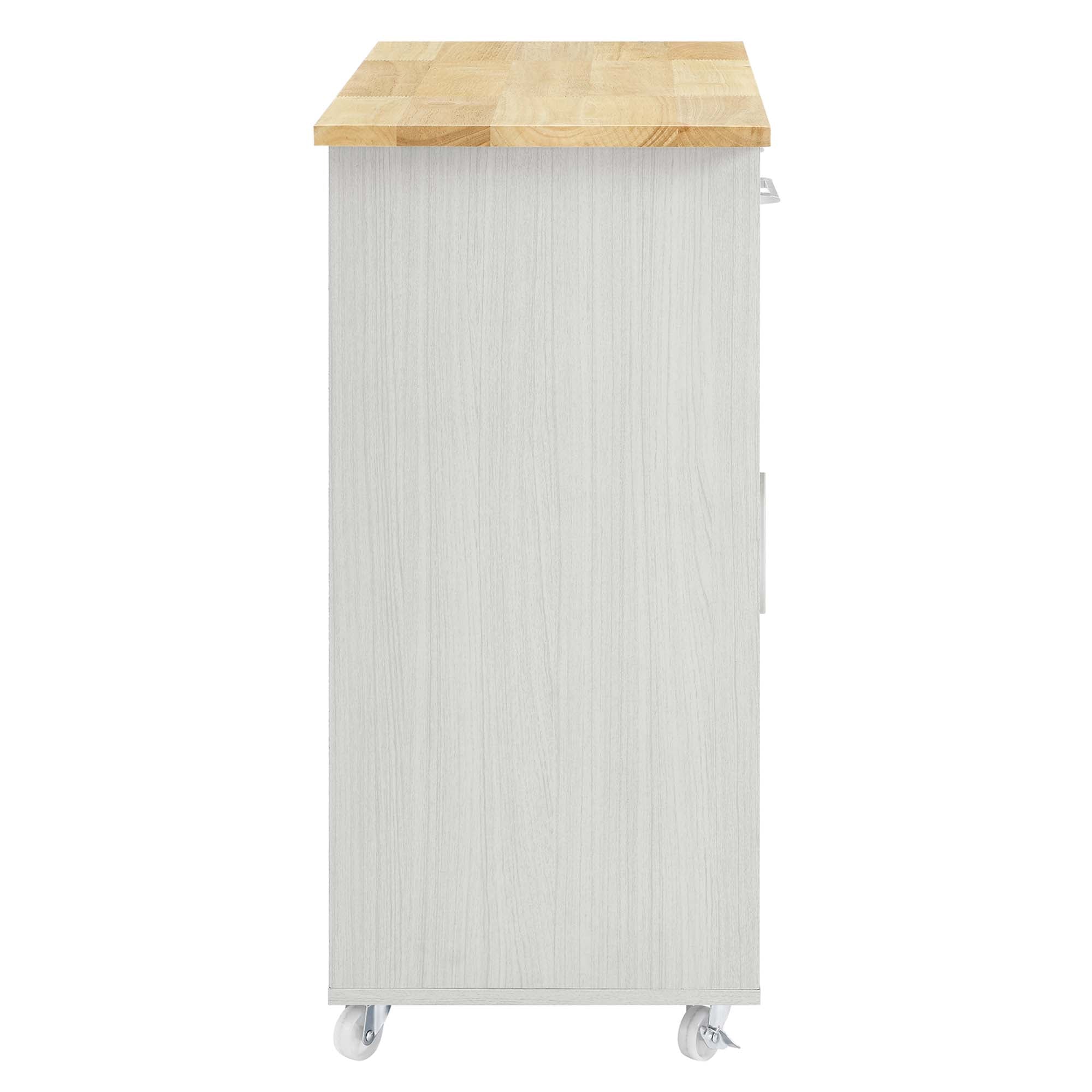 Culinary Kitchen Cart With Towel Bar by Modway