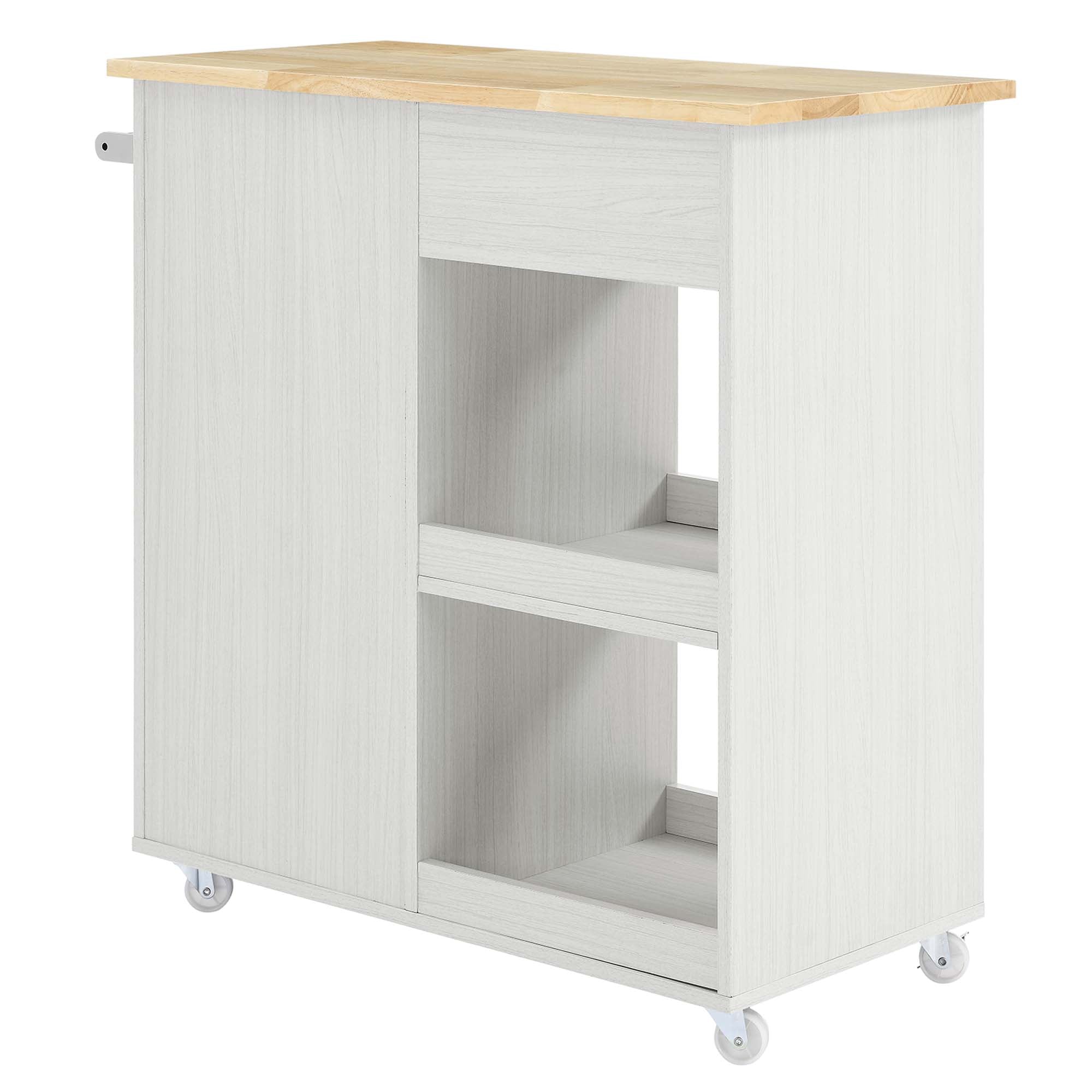 Culinary Kitchen Cart With Towel Bar by Modway