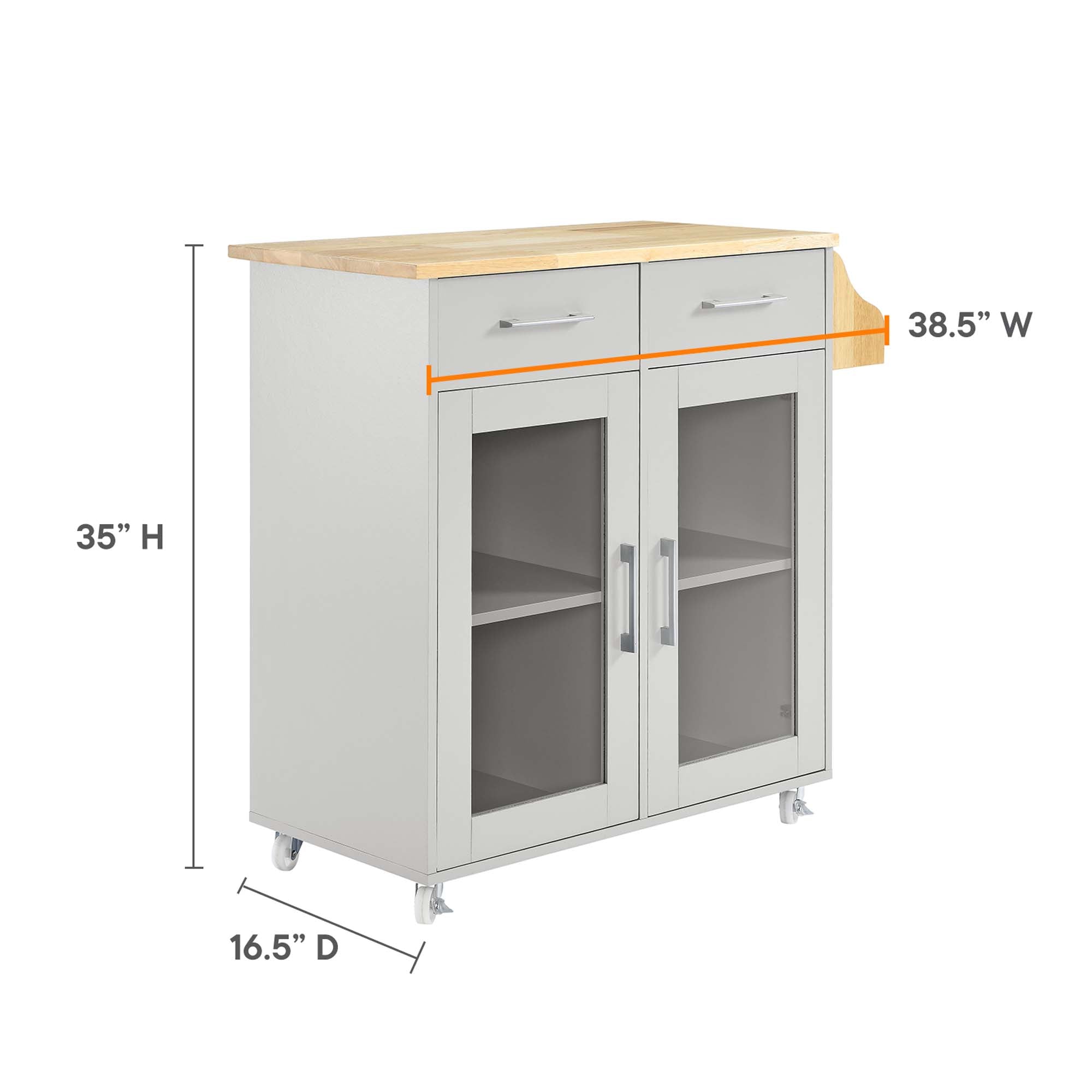 Cuisine Kitchen Cart by Modway
