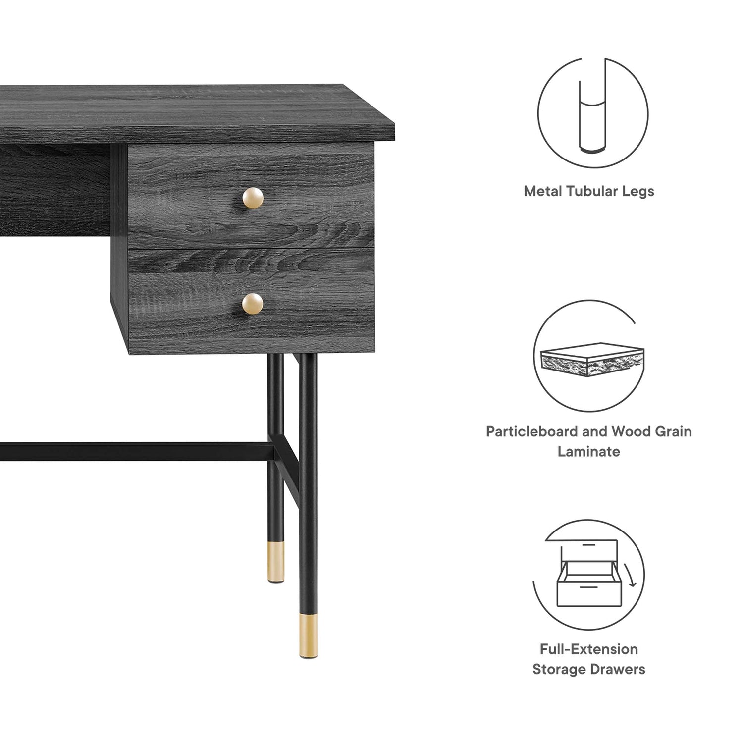 Nexus Office Desk by Modway