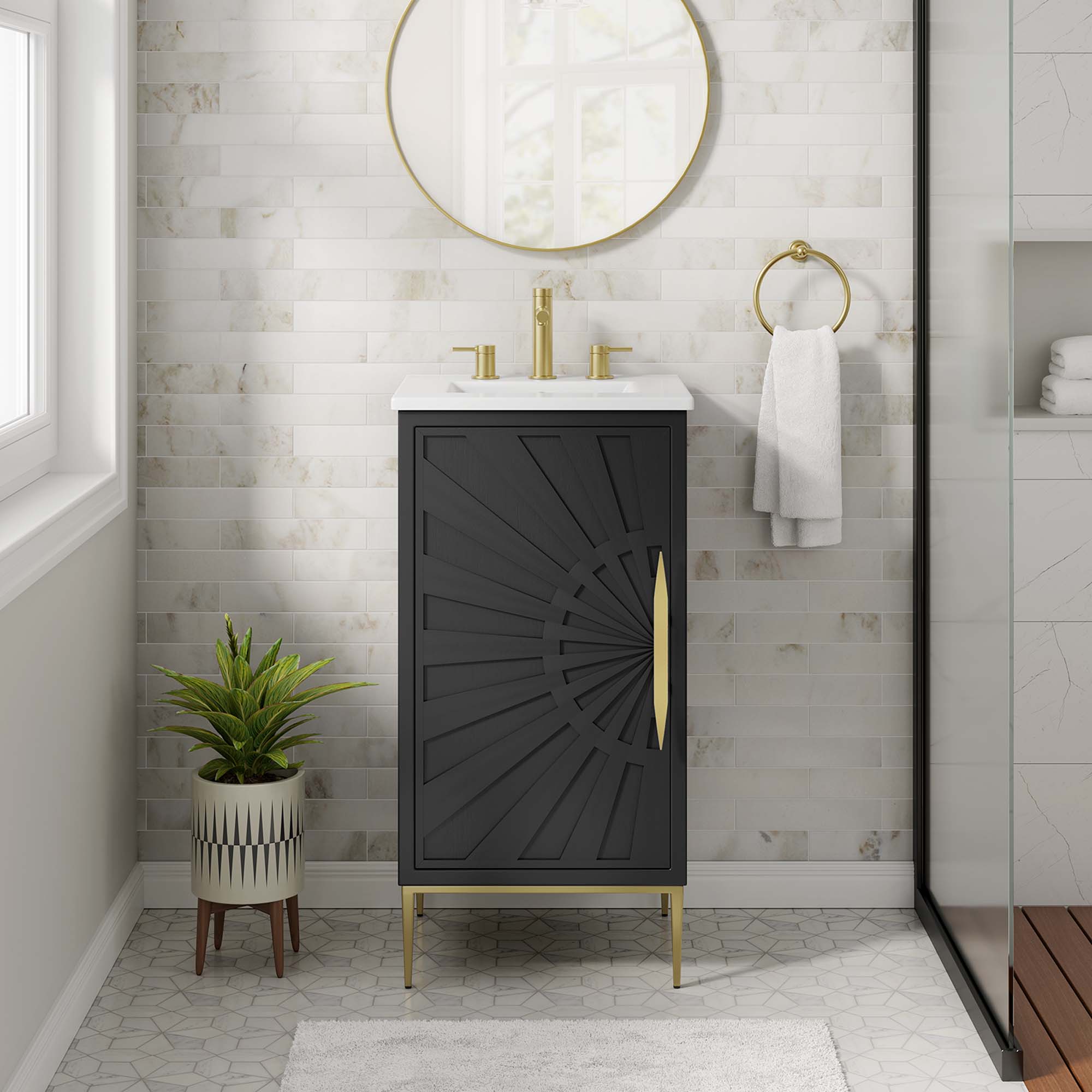 Awaken Bathroom Vanity Basin Included by Modway