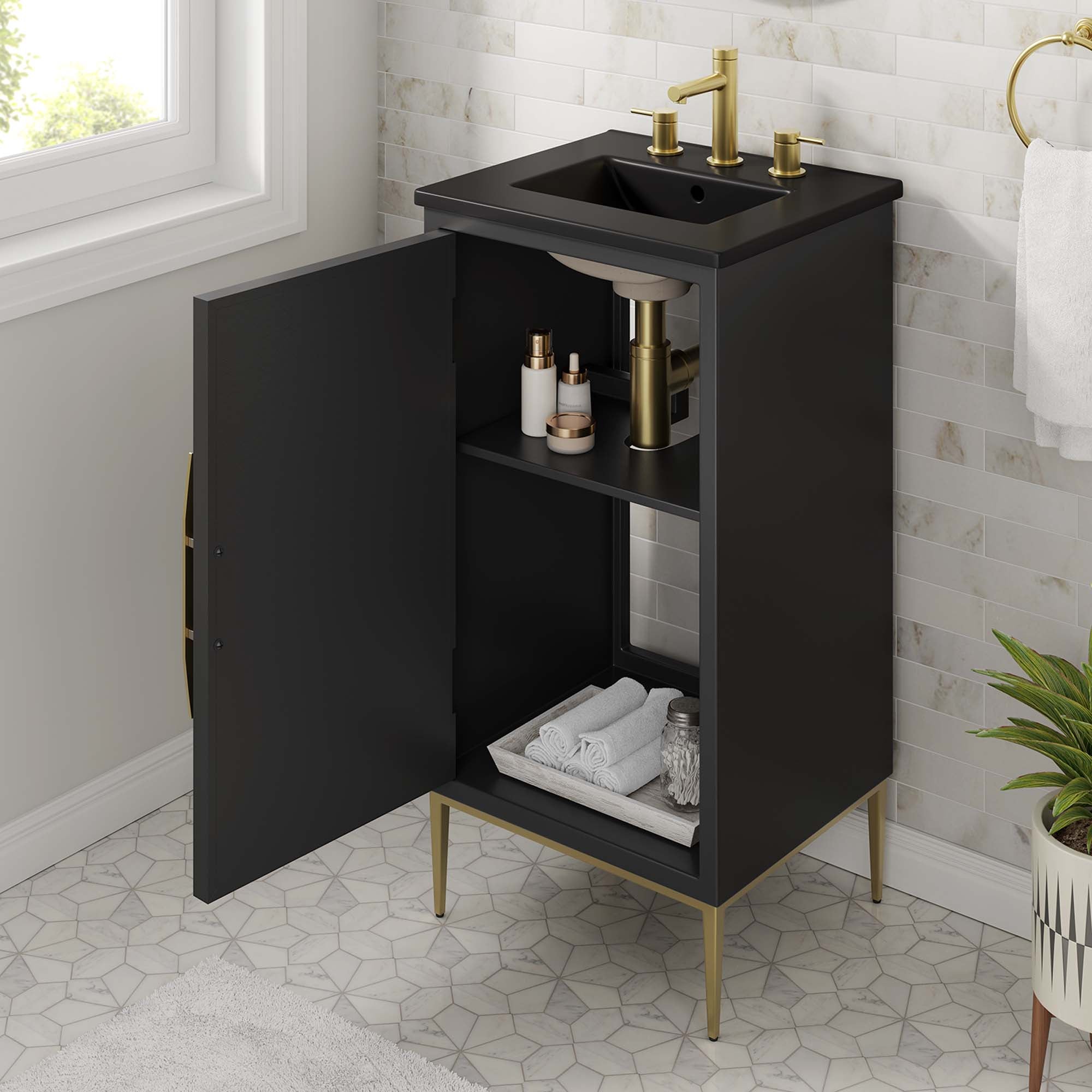 Awaken Bathroom Vanity Basin Included by Modway
