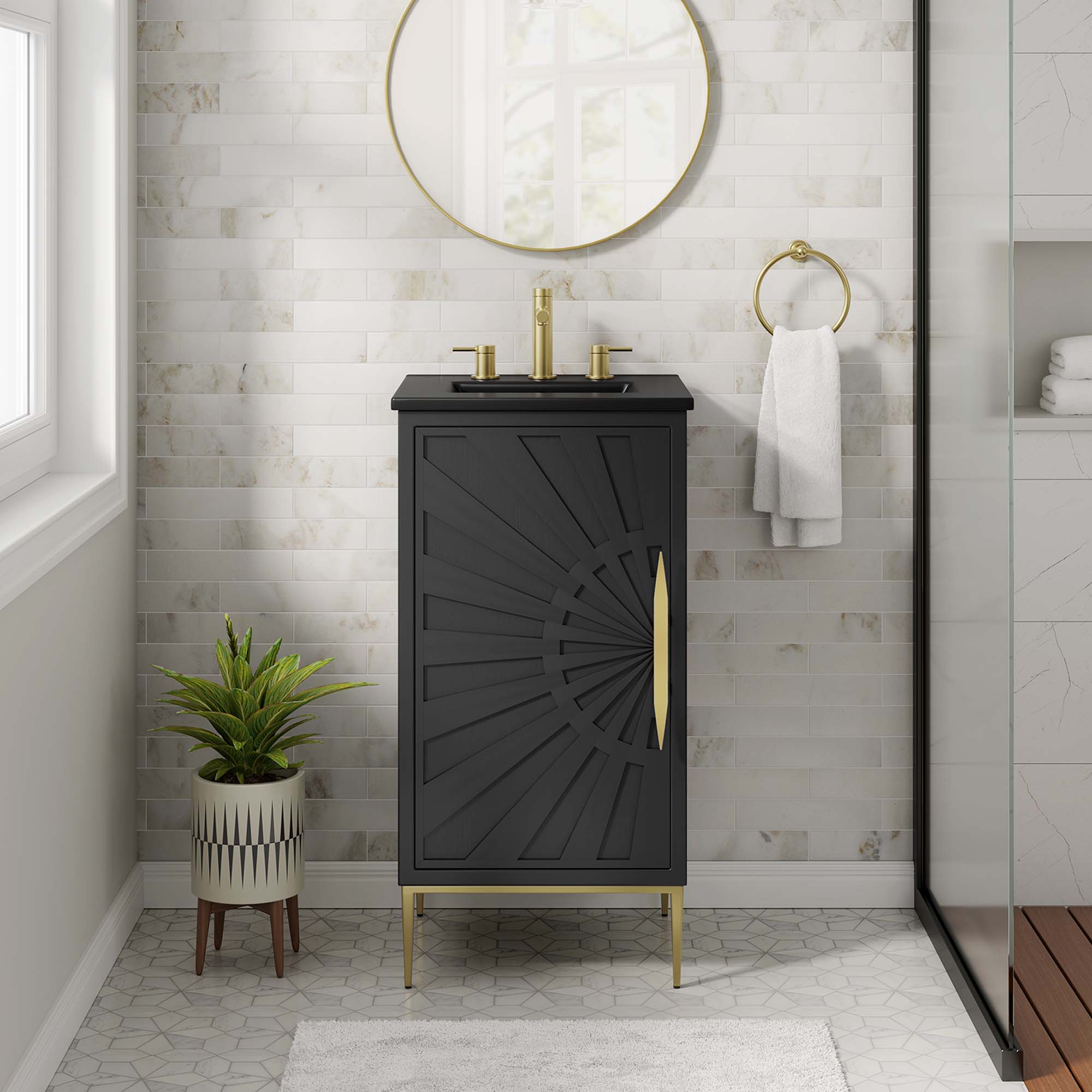 Awaken Bathroom Vanity Basin Included by Modway