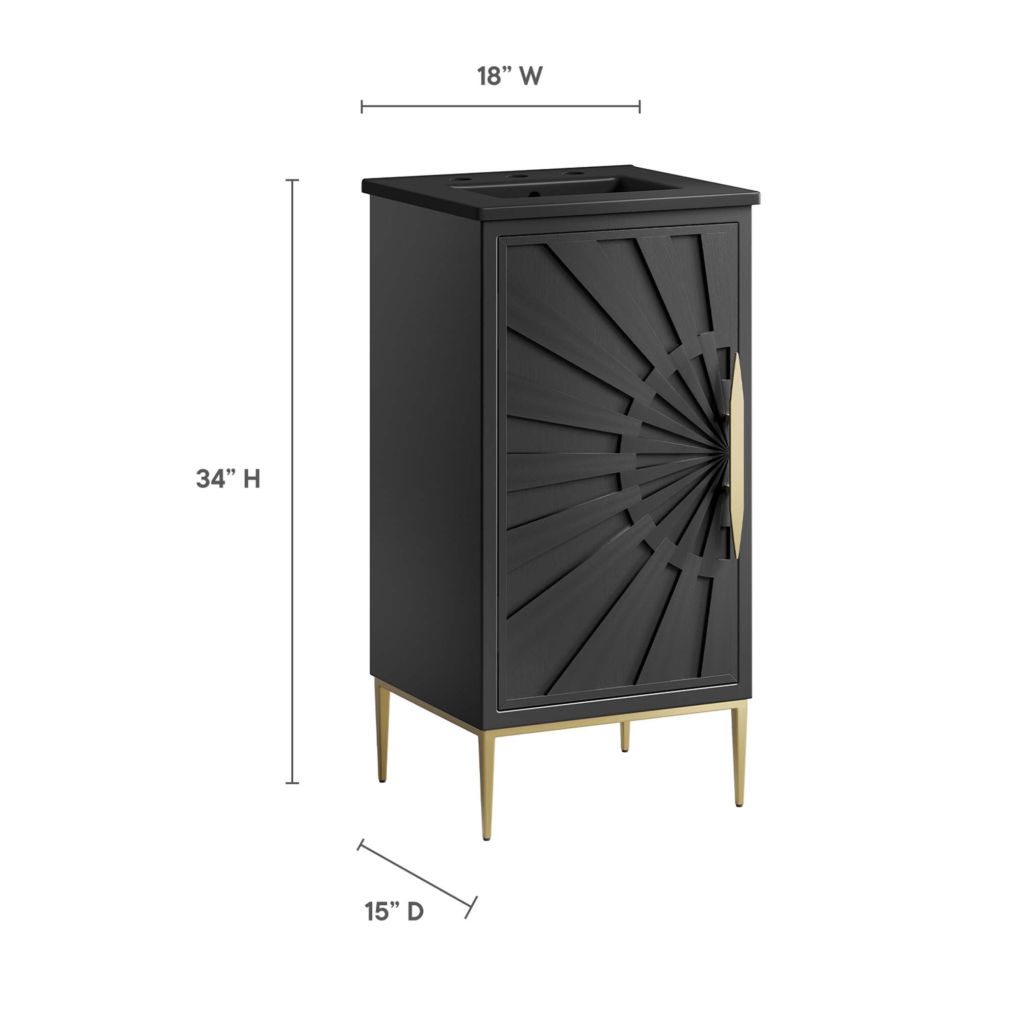 Awaken Bathroom Vanity Basin Included by Modway