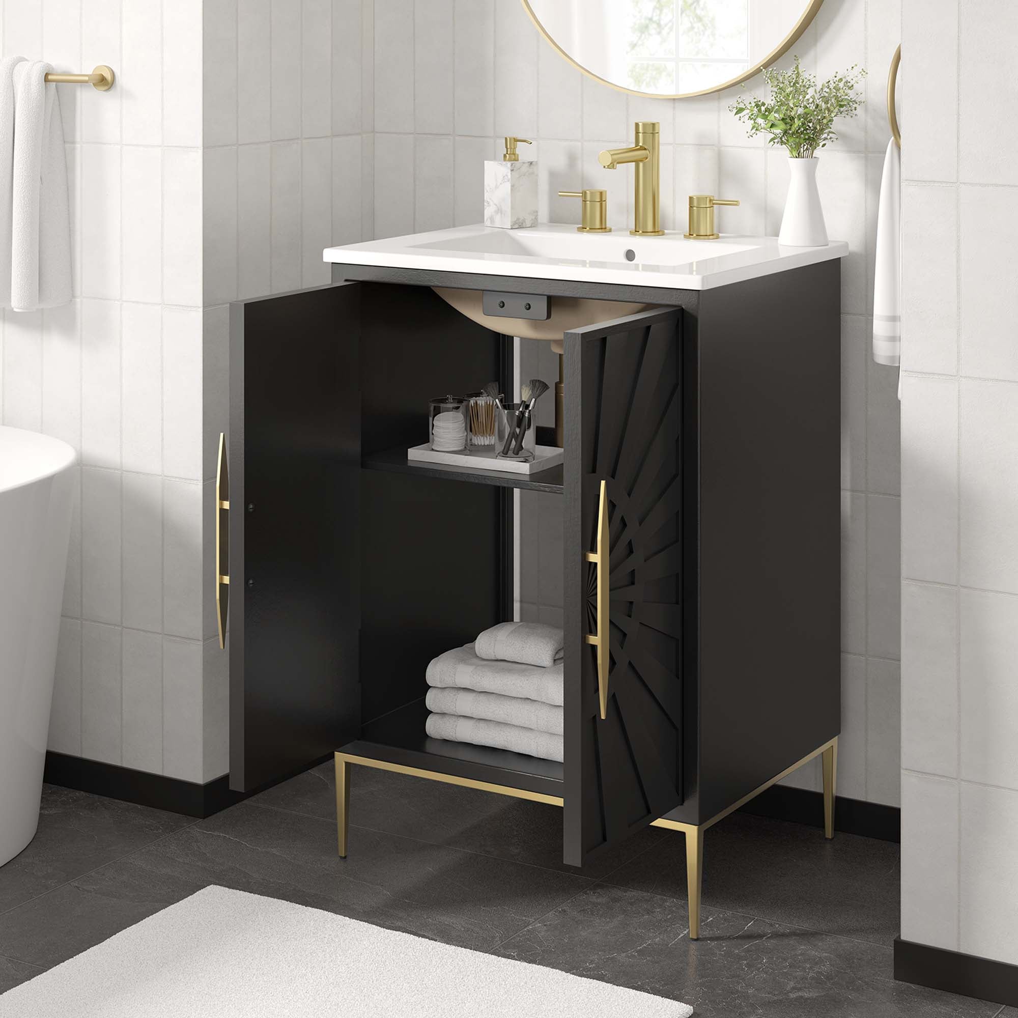 Awaken Bathroom Vanity Basin Included by Modway