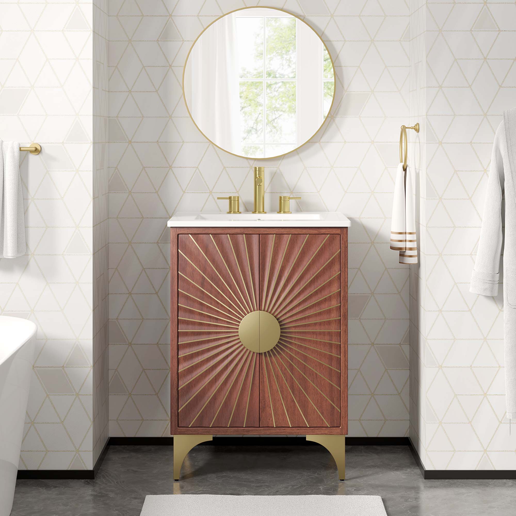 Daylight Bathroom Vanity Basin Included by Modway