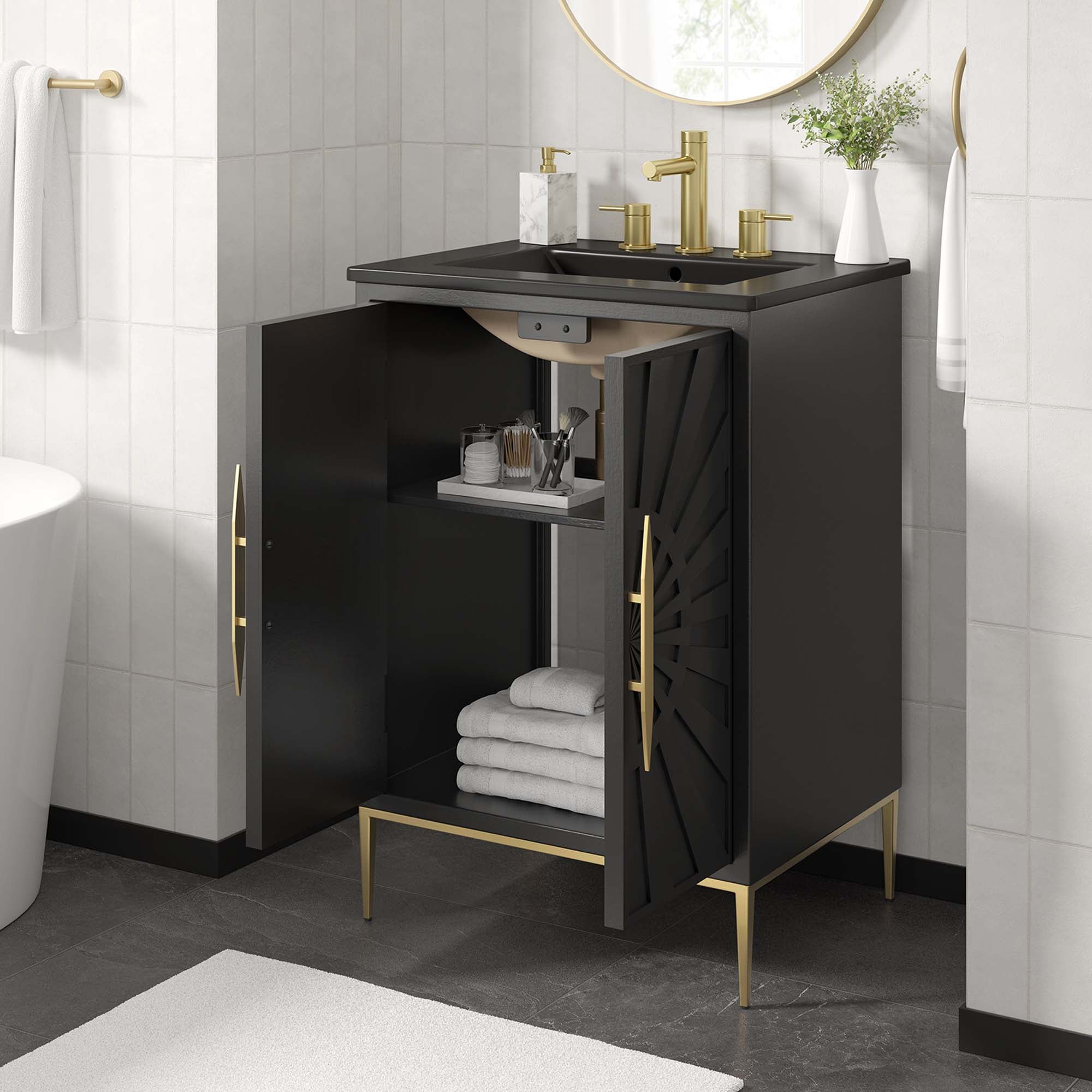 Awaken Bathroom Vanity Basin Included by Modway