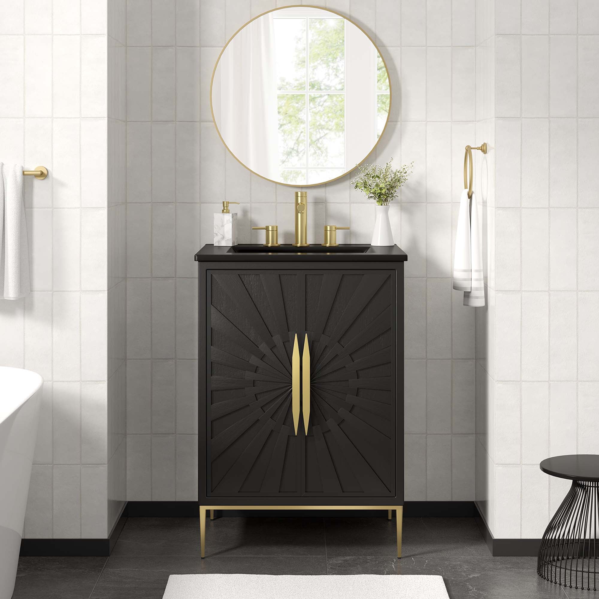 Awaken Bathroom Vanity Basin Included by Modway