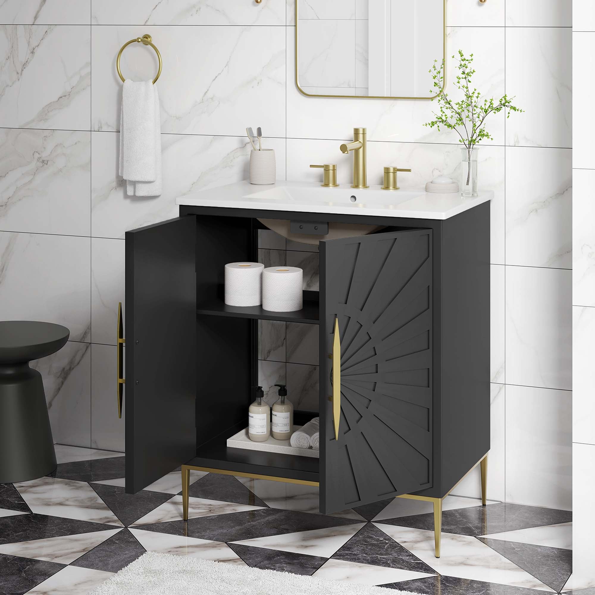Awaken Bathroom Vanity Basin Included by Modway