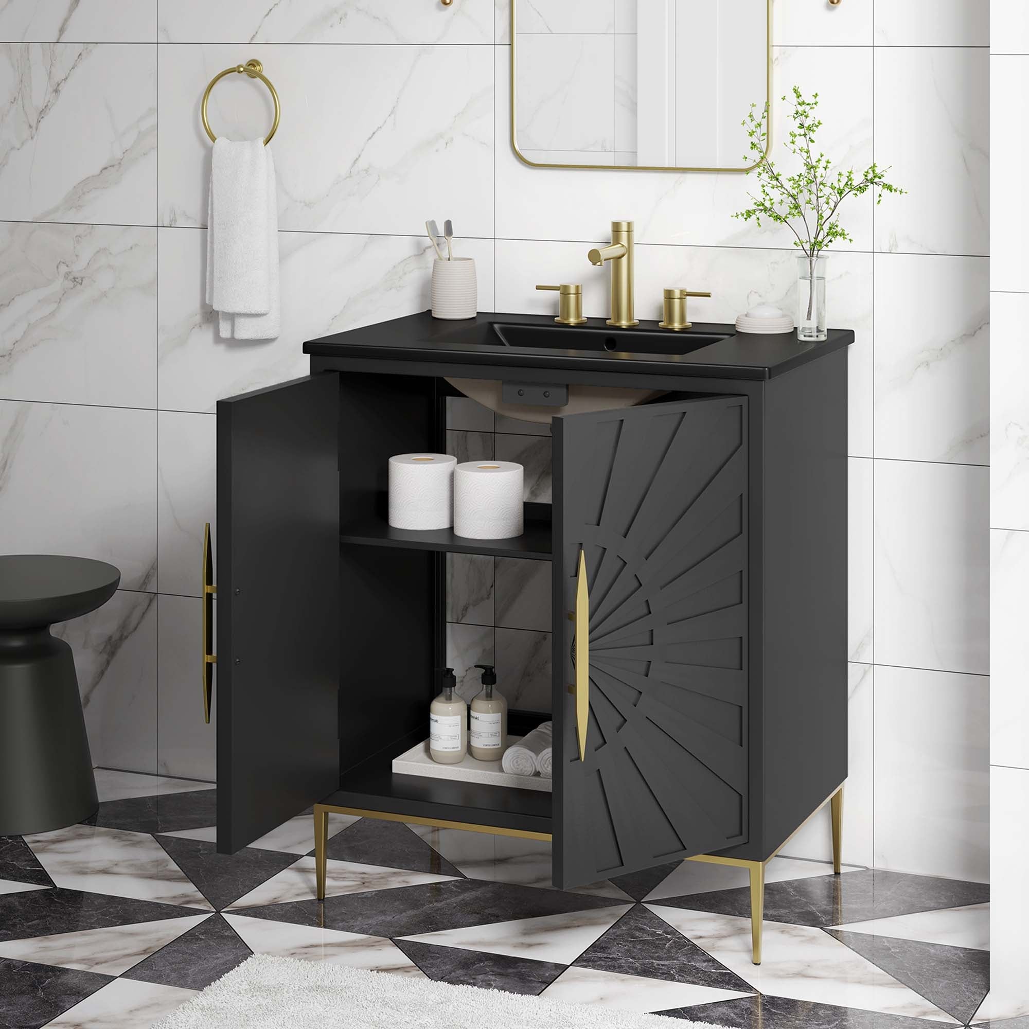 Awaken Bathroom Vanity Basin Included by Modway