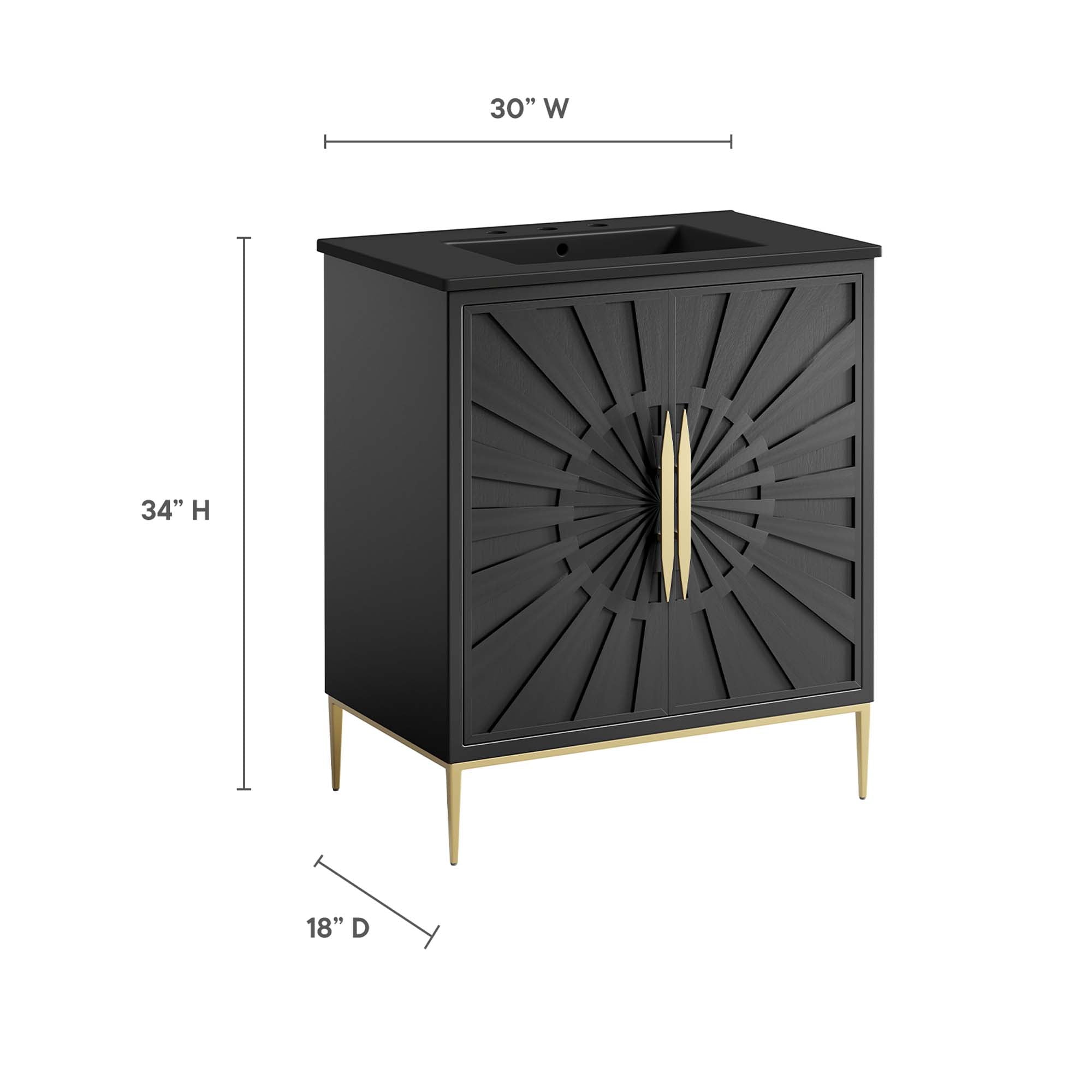 Awaken Bathroom Vanity Basin Included by Modway